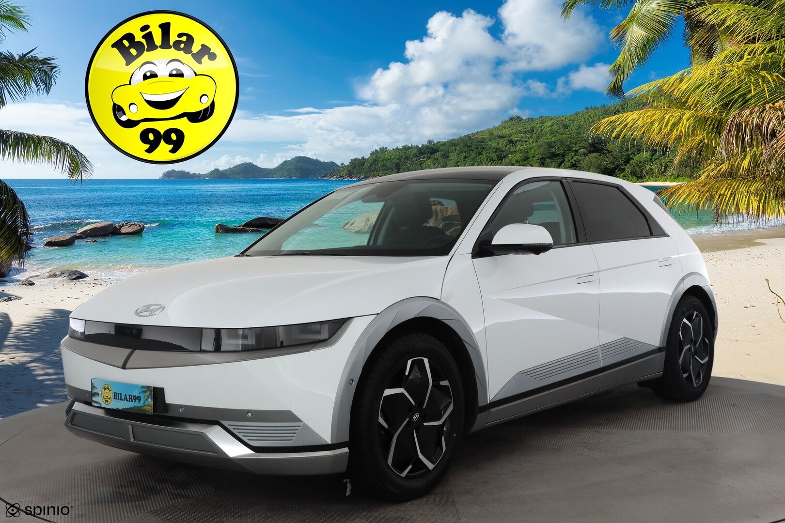 HYUNDAI IONIQ 5 2022 58 kWh 235hv AWD Uniq * ACC / HUD / Solar-katto / 360° / Bose / ILP / Ilmastoidut nahat / Muistipenkki / LED / Navi * - Akku kuntotarkastettu / 2x renkaat