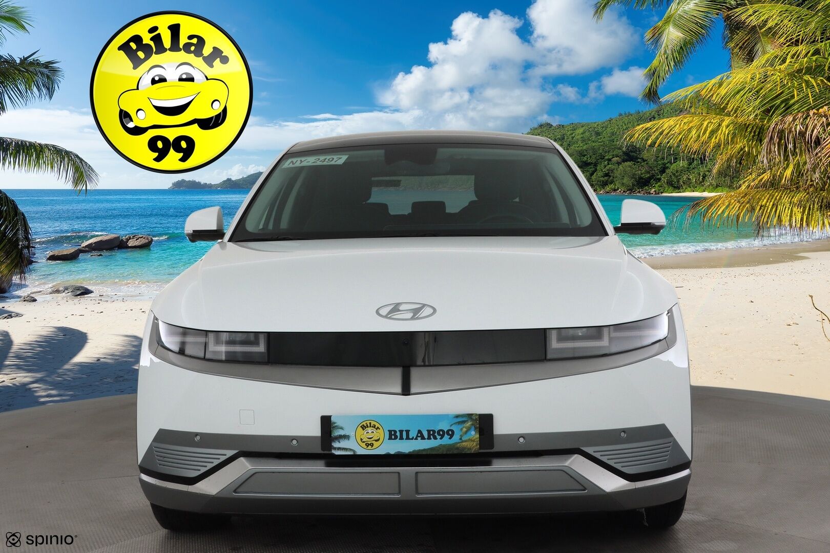 HYUNDAI IONIQ 5 2022 58 kWh 235hv AWD Uniq * ACC / HUD / Solar-katto / 360° / Bose / ILP / Ilmastoidut nahat / Muistipenkki / LED / Navi * - Akku kuntotarkastettu / 2x renkaat