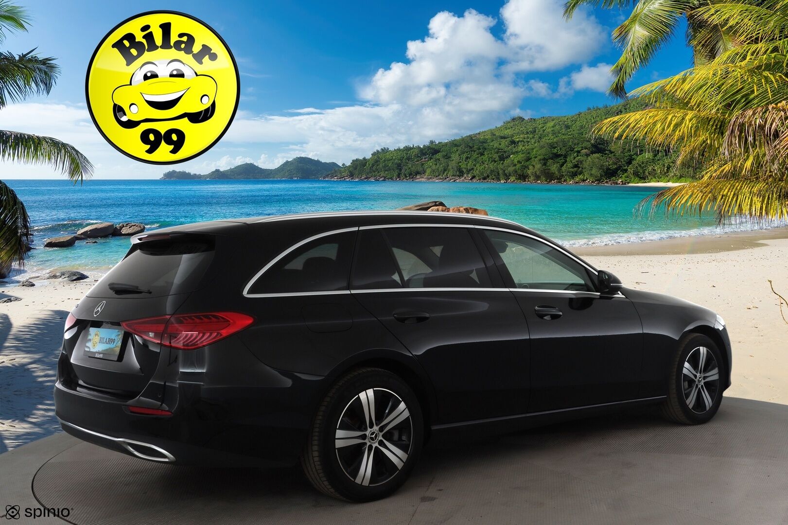 MERCEDES-BENZ C 2023 300e T a 9G-Tronic Avantgarde * Distronic+ / P.kamera / LED / Navi / Koukku / Puolinahat / Sähköluukku * - Kahdet renkaat aluvanteilla - HULLU BLACKWEEK KORKOTARJOUS 2,49%