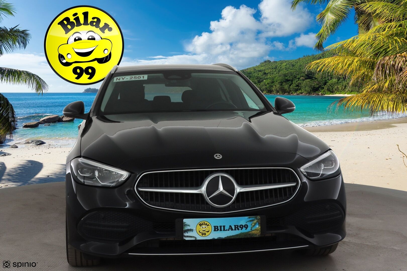 MERCEDES-BENZ C 2023 300e T a 9G-Tronic Avantgarde * Distronic+ / P.kamera / LED / Navi / Koukku / Puolinahat / Sähköluukku * - Kahdet renkaat aluvanteilla - HULLU BLACKWEEK KORKOTARJOUS 2,49%