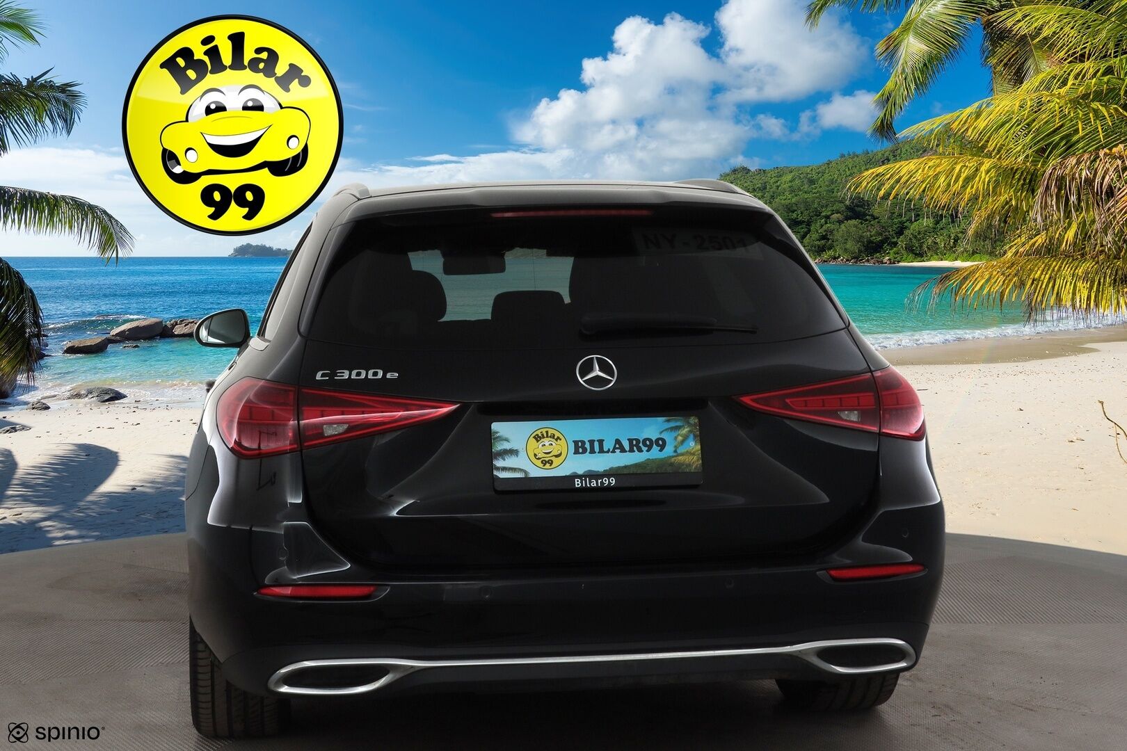 MERCEDES-BENZ C 2023 300e T a 9G-Tronic Avantgarde * Distronic+ / P.kamera / LED / Navi / Koukku / Puolinahat / Sähköluukku * - Kahdet renkaat aluvanteilla - HULLU BLACKWEEK KORKOTARJOUS 2,49%