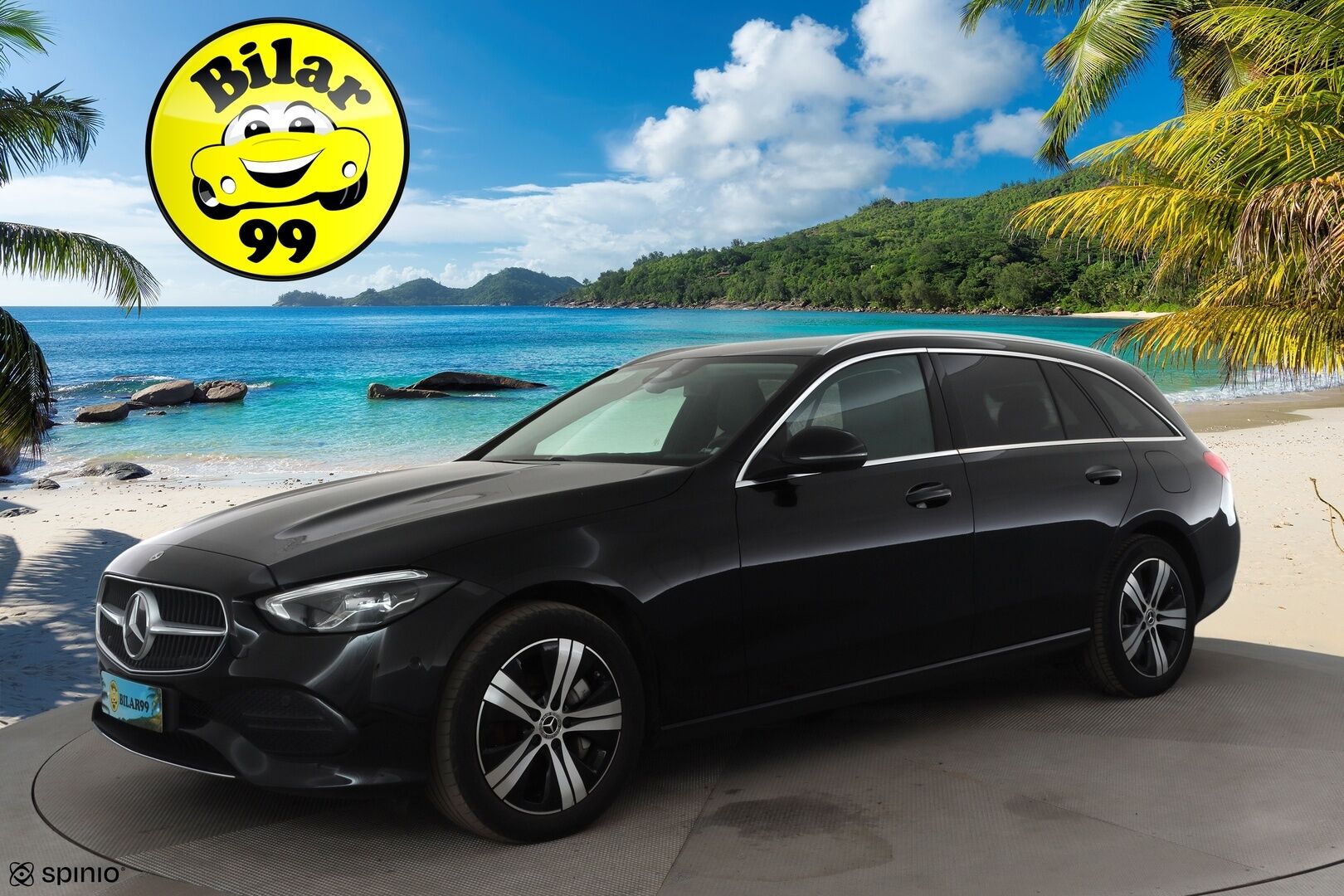 MERCEDES-BENZ C 2023 300e T a 9G-Tronic Avantgarde * Distronic+ / P.kamera / LED / Navi / Koukku / Puolinahat / Sähköluukku * - Kahdet renkaat aluvanteilla - HULLU BLACKWEEK KORKOTARJOUS 2,49%