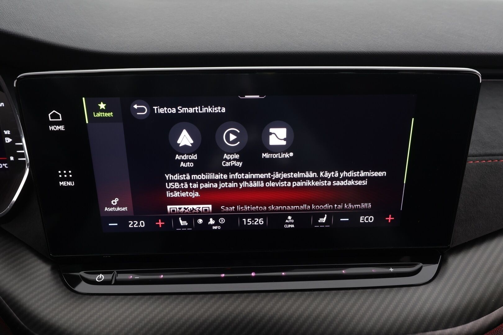 SKODA OCTAVIA RS 2022 Combi 1.4 TSI PHEV RS iV DSG * ACC / HUD / P.kamera / Matrix LED / Muistipenkit / Koukku / Navi / Webasto / KeylessGo * - Kahdet renkaat aluvanteilla / Merkkihuollettu - HULLU BLACKWEEK KORKOTARJOUS 2,49%