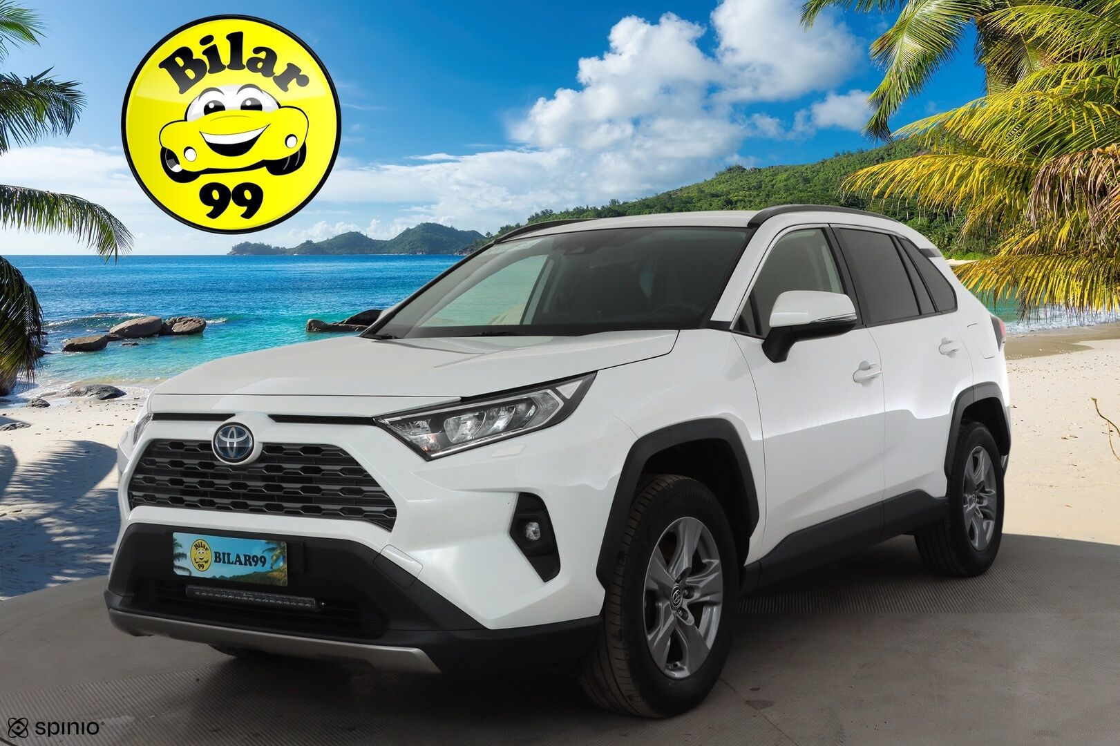 TOYOTA RAV4 2022 2,5 Hybrid AWD-i Active * ACC / P.kamera / LED / Kaistavahti / Apple&Android * - Kahdet renkaat alumiinivanteilla! / Juuri huollettu Toyotalla! / ALV