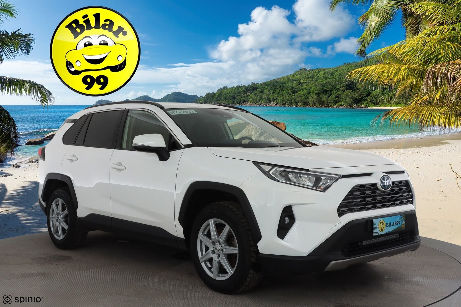 TOYOTA RAV4 2022 2,5 Hybrid AWD-i Active * ACC / P.kamera / LED / Kaistavahti / Apple&Android * - Kahdet renkaat alumiinivanteilla! / Juuri huollettu Toyotalla! / ALV