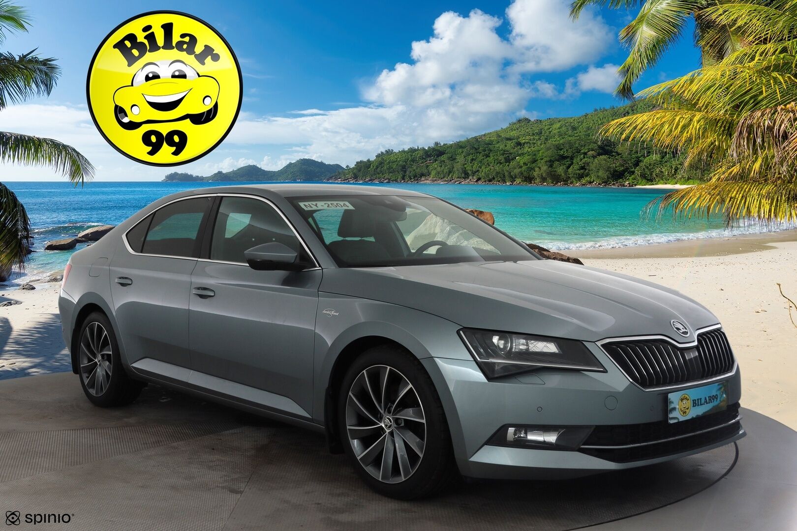 SKODA SUPERB 2019 2.0 TDI 4x4 SCR Business Edition L&K * ACC / P.kamera / Canton / Muistipenkit / Ilmastoidut nahat / Koukku / Navi * - KeylessGo / Lohkolämmitin / Merkkihuollettu / Laurin & Klement tyylinen ulkonäkö ja sisustus