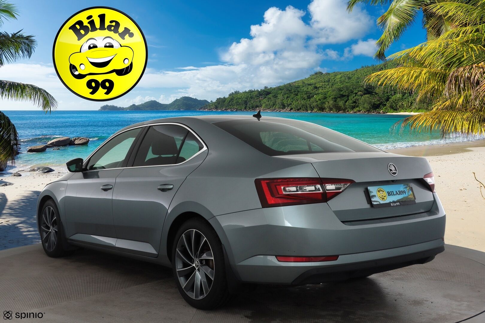 SKODA SUPERB 2019 2.0 TDI 4x4 SCR Business Edition L&K * ACC / P.kamera / Canton / Muistipenkit / Ilmastoidut nahat / Koukku / Navi * - KeylessGo / Lohkolämmitin / Merkkihuollettu / Laurin & Klement tyylinen ulkonäkö ja sisustus