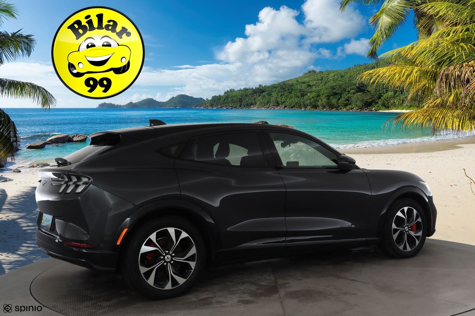 FORD MUSTANG MACH-E 2022 98kWh 351hv A1 AWD First Edition * Koukku / ACC / LED / B&O / Muistipenkki / 360° / Navi / Kaistavahti / Keyless * - 2x Latauskaapelit / Merkkihuollot - HULLUT BLACKWEEK JATKOT - KORKOTARJOUS 2,49%