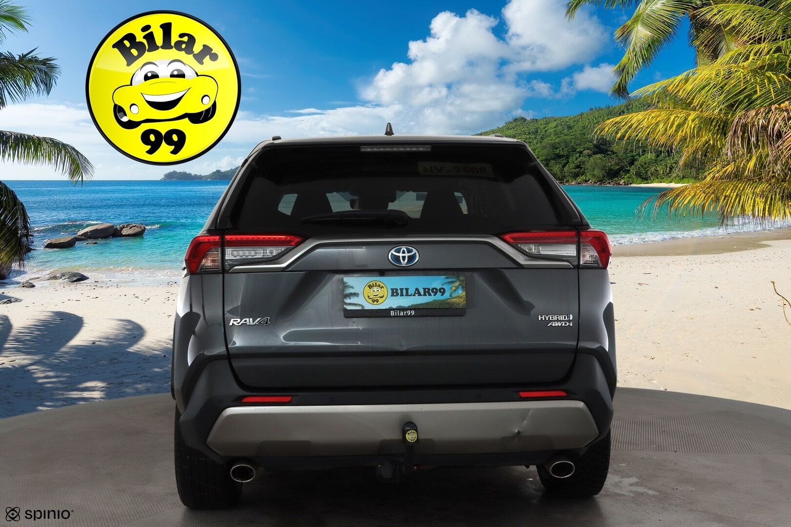 TOYOTA RAV4 2022 Hybrid 2,5 AWD-i Premium * ACC / 360° / Muistipenkki / Koukku / LED / Ilmastoidut nahat / KeylessGo / Ratinlämmitin * - Kahdet renkaat aluvanteilla - HULLU BLACKWEEK KORKOTARJOUS 2,49%