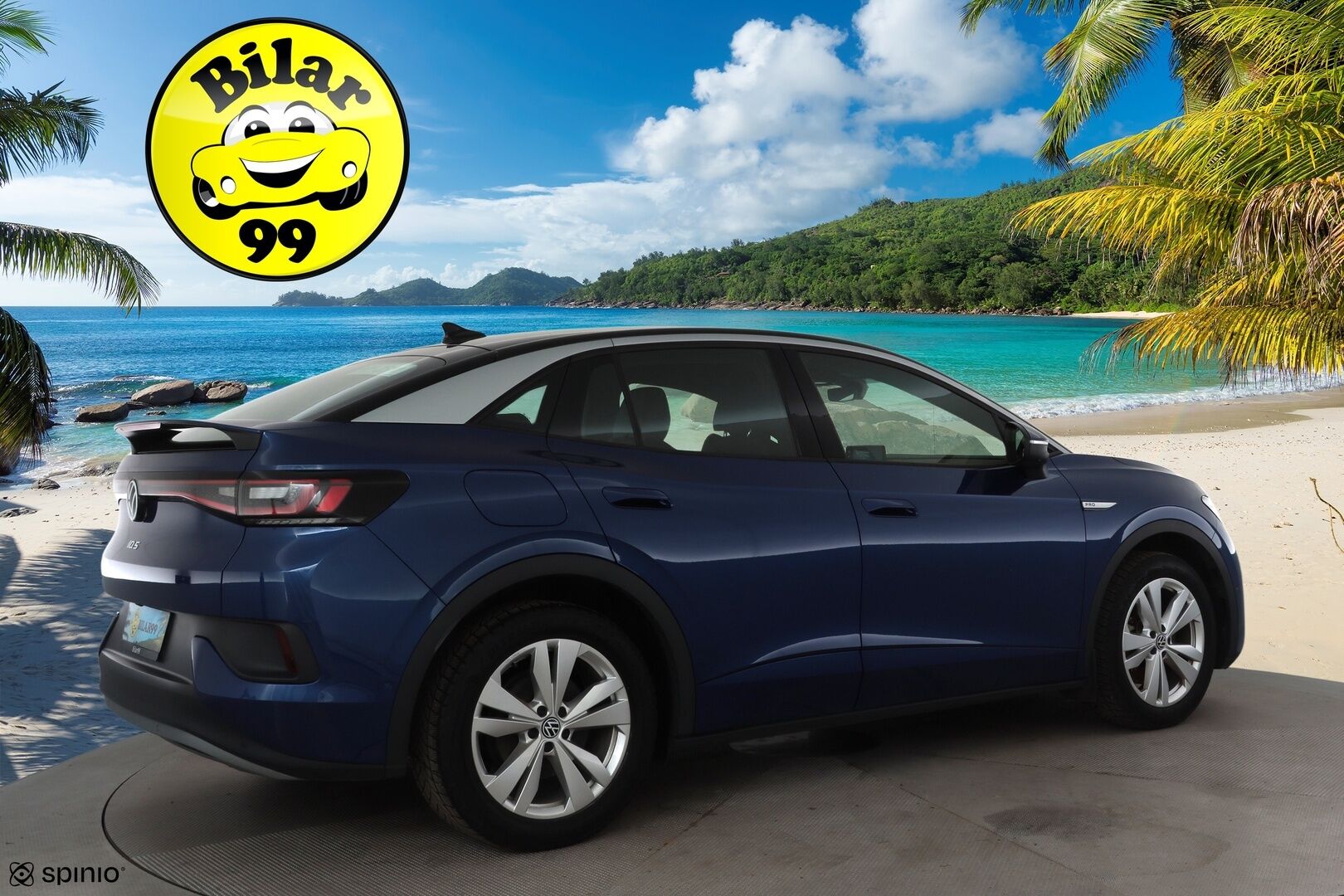 VOLKSWAGEN ID.5 2023 150kW Performance Style Plus * ACC / 360° / LED / Navi / Muistipenkit hieronnalla / ILP / Puolinahat / KeylessGo * - Kahdet renkaat aluvanteilla - HULLU BLACKWEEK KORKOTARJOUS 2,49%