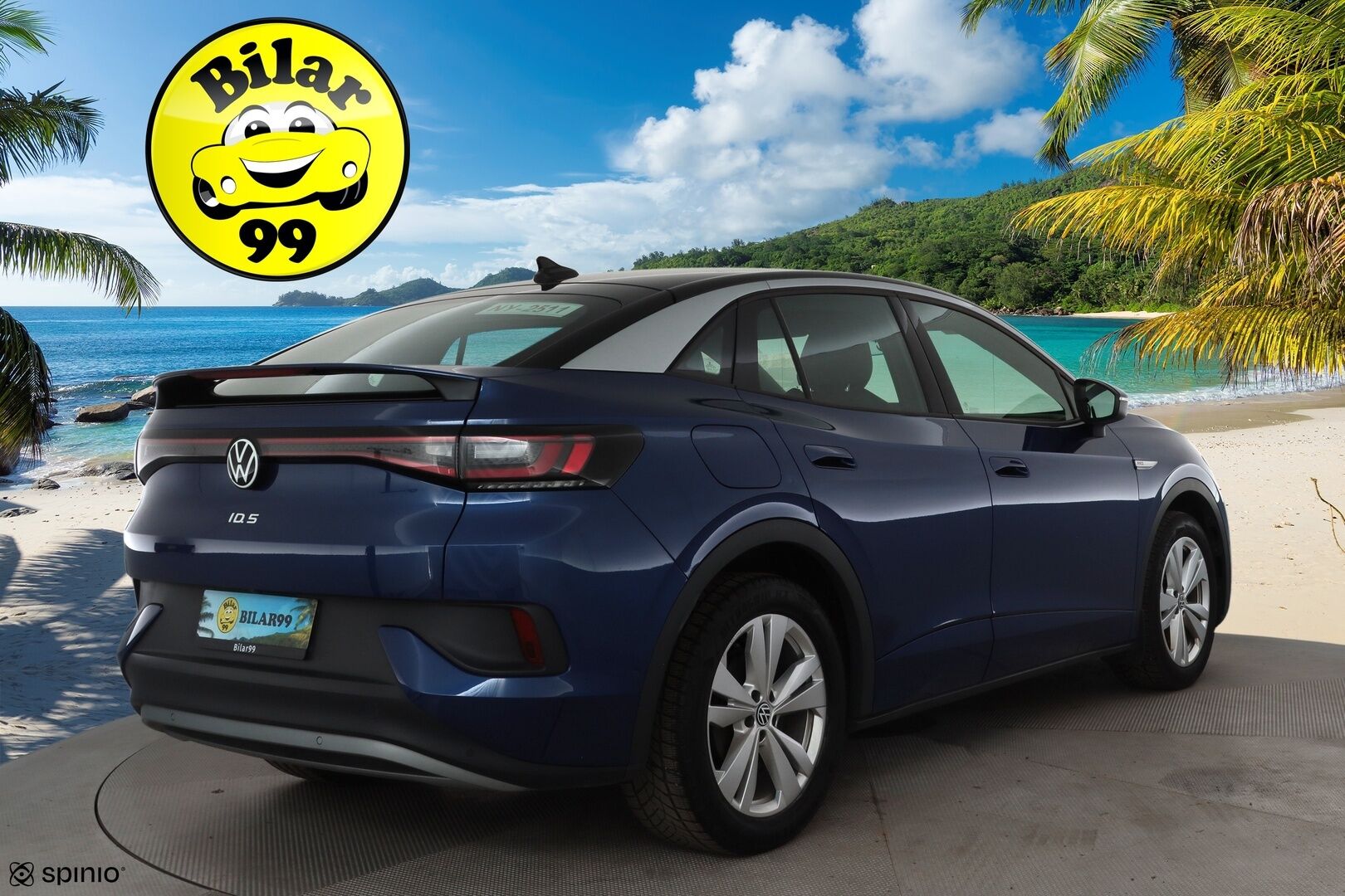 VOLKSWAGEN ID.5 2023 150kW Performance Style Plus * ACC / 360° / LED / Navi / Muistipenkit hieronnalla / ILP / Puolinahat / KeylessGo * - Kahdet renkaat aluvanteilla - HULLU BLACKWEEK KORKOTARJOUS 2,49%
