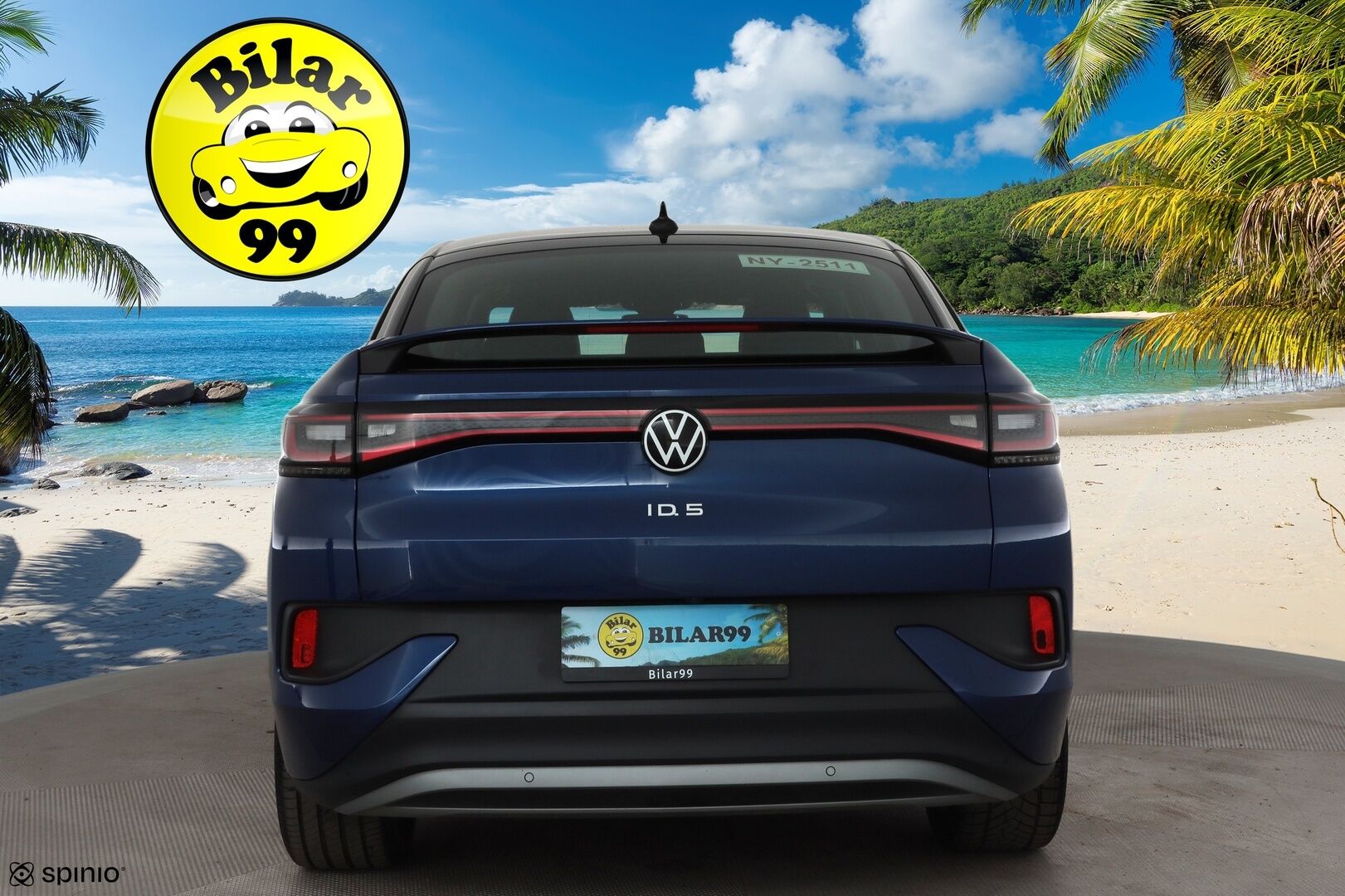 VOLKSWAGEN ID.5 2023 150kW Performance Style Plus * ACC / 360° / LED / Navi / Muistipenkit hieronnalla / ILP / Puolinahat / KeylessGo * - Kahdet renkaat aluvanteilla - HULLU BLACKWEEK KORKOTARJOUS 2,49%