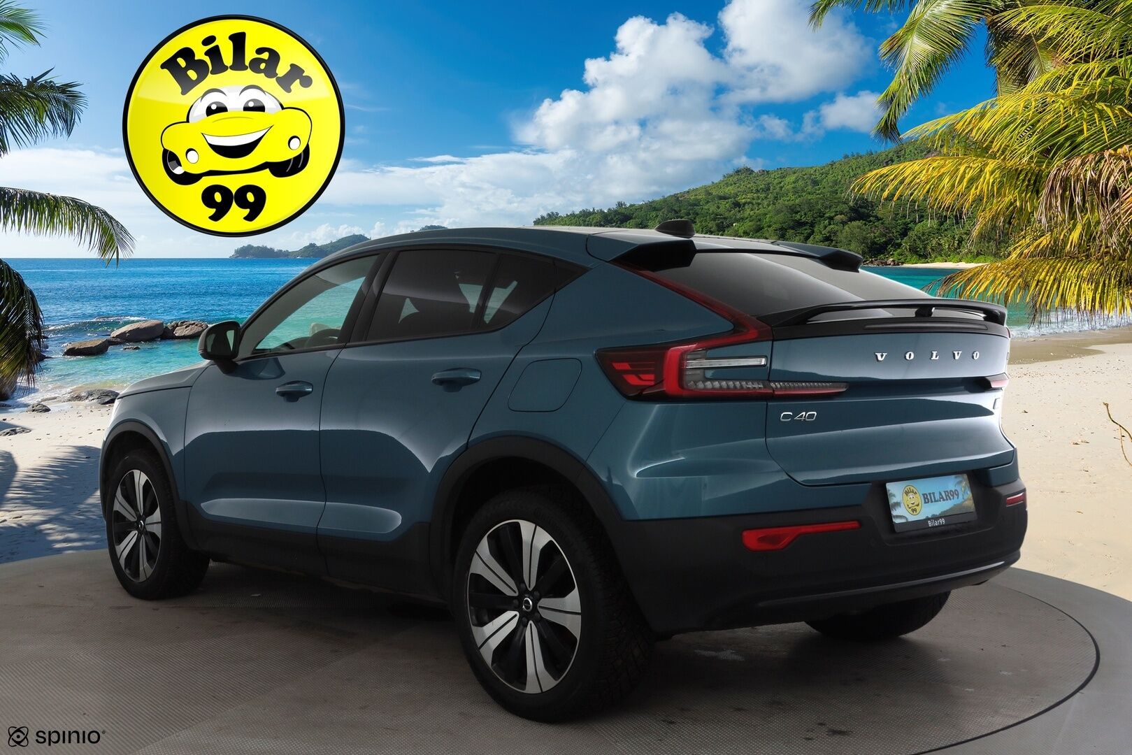 Volvo C40 2023 Recharge Single Motor Plus * ACC / P.kamera / ILP / Lasikatto / LED / Navi / Muistipenkki / BLIS / Sähköluukku / KeylessGo * - Akku kuntotarkastettu / Merkkihuollettu