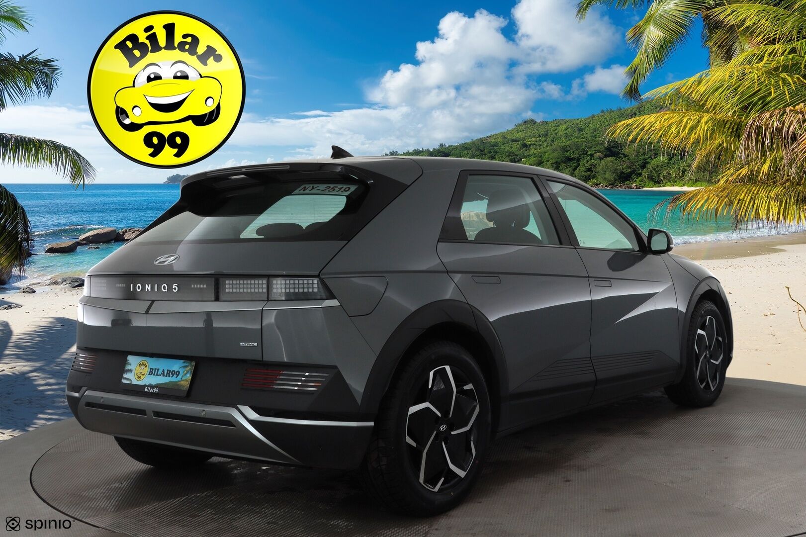 HYUNDAI IONIQ 5 2022 58 kWh 235hv AWD Dynamiq * Lämpöpumppu / Adapt.Vakkari / Peruutuskamera / Navi / KeylessGo - Sähköpenkki / Akku kuntotarkastettu / Merkkihuollettu - HULLUT AVAJAISHULINAT KORKOTARJOUS 3,29 %