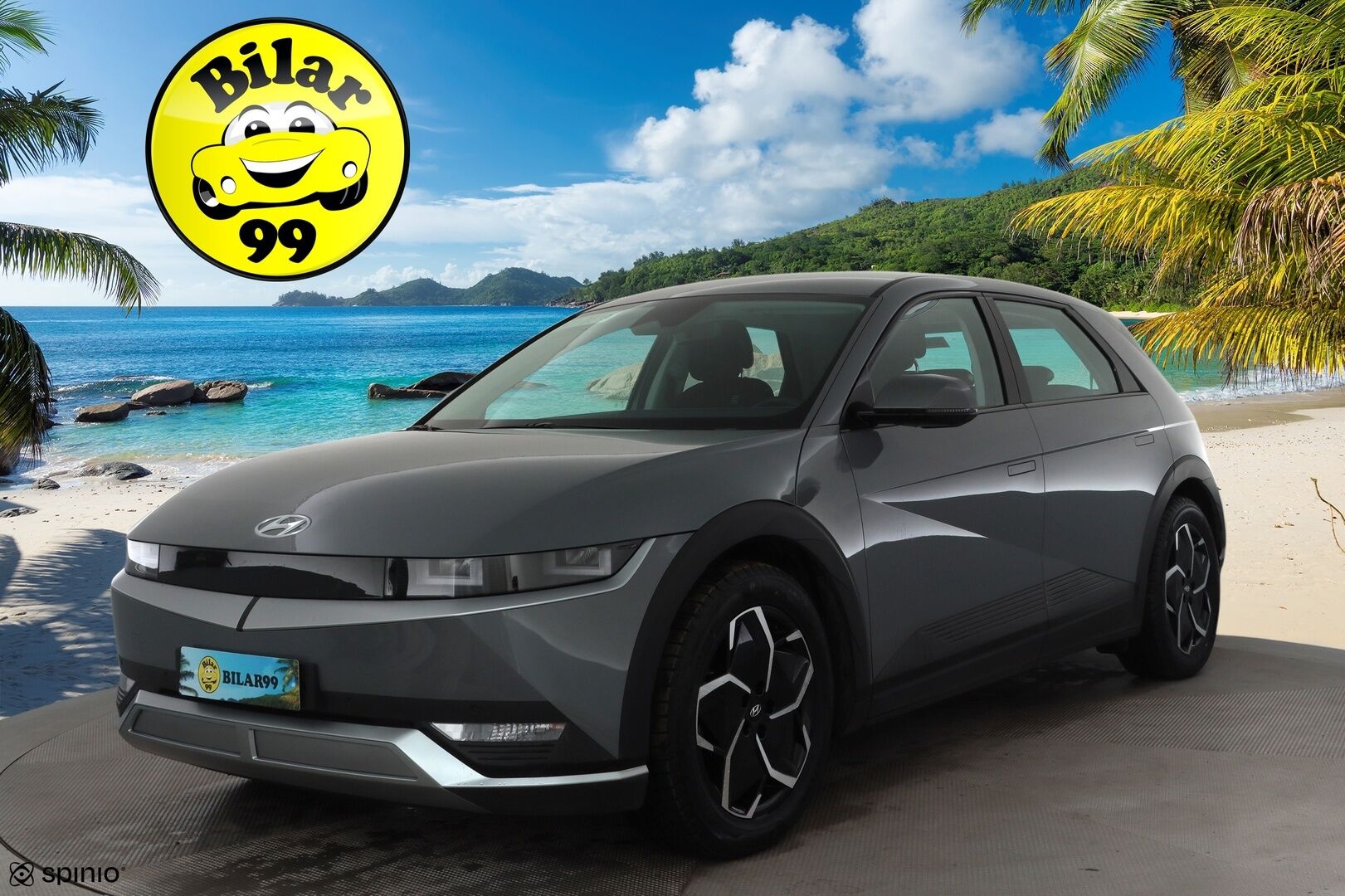 HYUNDAI IONIQ 5 2022 58 kWh 235hv AWD Dynamiq * Lämpöpumppu / Adapt.Vakkari / Peruutuskamera / Navi / KeylessGo - Sähköpenkki / Akku kuntotarkastettu / Merkkihuollettu - HULLUT AVAJAISHULINAT KORKOTARJOUS 3,29 %