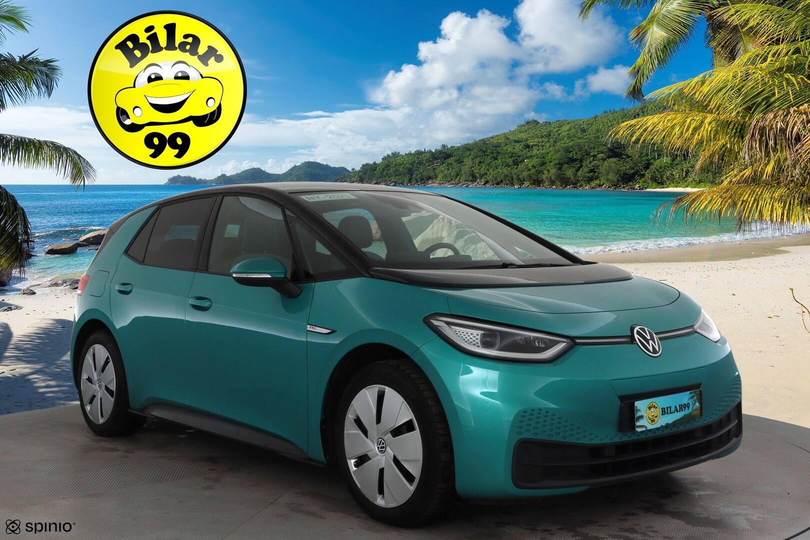 VOLKSWAGEN ID.3 2021 Pro Performance Life 150 kW * Lasikatto / ILP / ACC / Matrix-LED / P.Kamera / Navi / Kaistavahti / Keyless * - SOH 93.8% / 2x Latauskaapelit / Kahdet renkaat / Merkkihuollot - HULLUT AVAJAISHULINAT KORKOTARJOUS 3,29 %