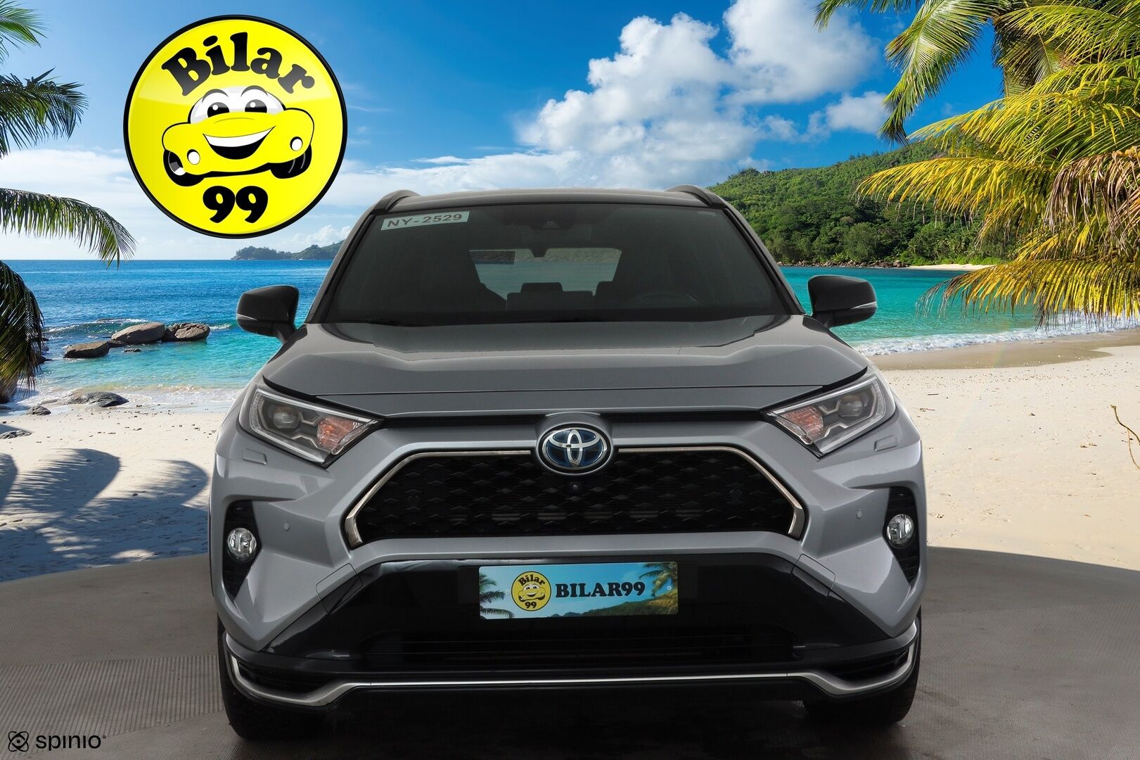 TOYOTA RAV4 PLUG-IN 2020 2.5 Hybrid AWD-i Premium * ACC / HUD / 360° / Muistipenkki / Ilmastoidut nahat / JBL / Koukku / LED / Navi / KeylessGo * - Kahdet renkaat aluvanteilla / Merkkihuollettu / Huippuvarusteet