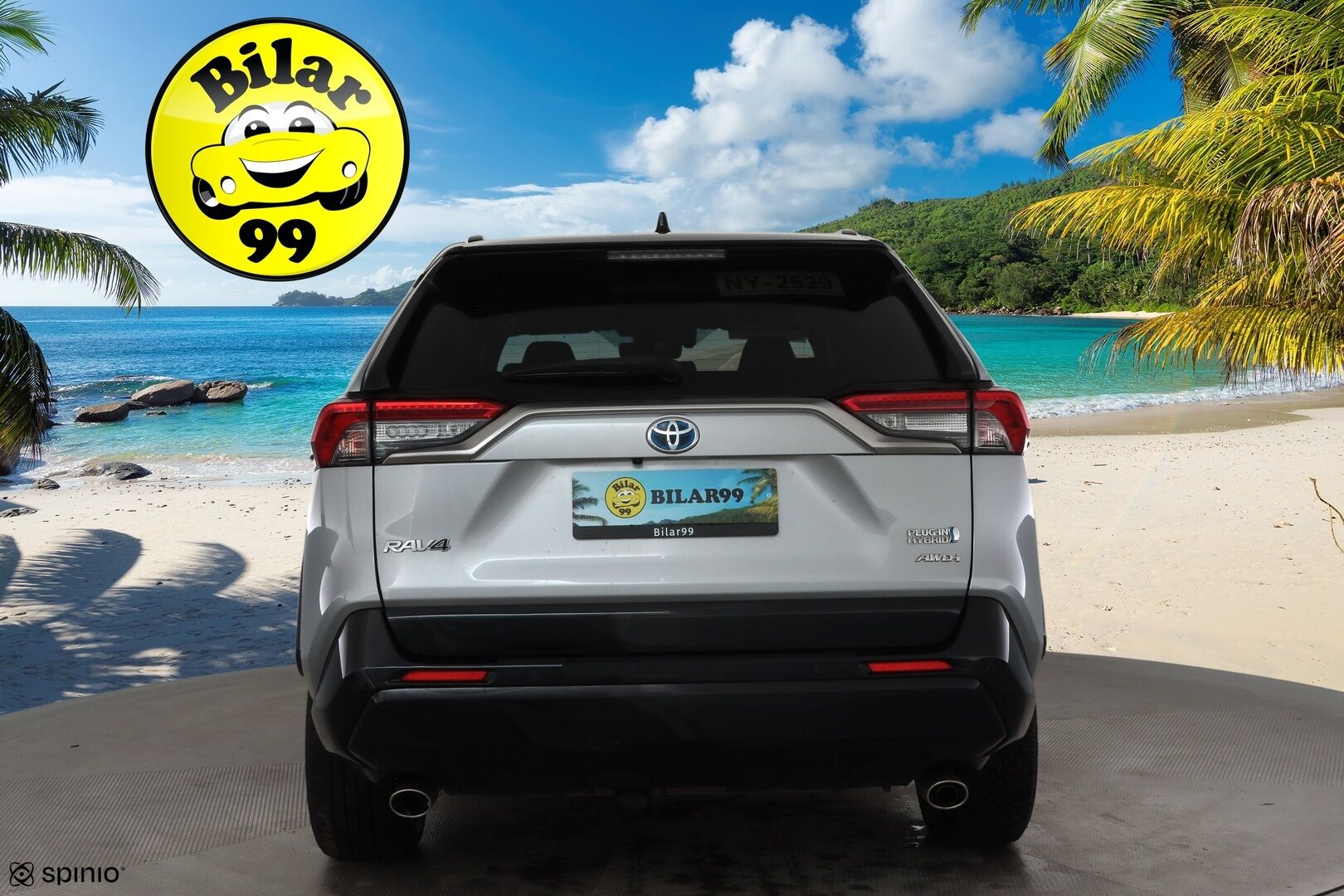 TOYOTA RAV4 PLUG-IN 2020 2.5 Hybrid AWD-i Premium * ACC / HUD / 360° / Muistipenkki / Ilmastoidut nahat / JBL / Koukku / LED / Navi / KeylessGo * - Kahdet renkaat aluvanteilla / Merkkihuollettu / Huippuvarusteet