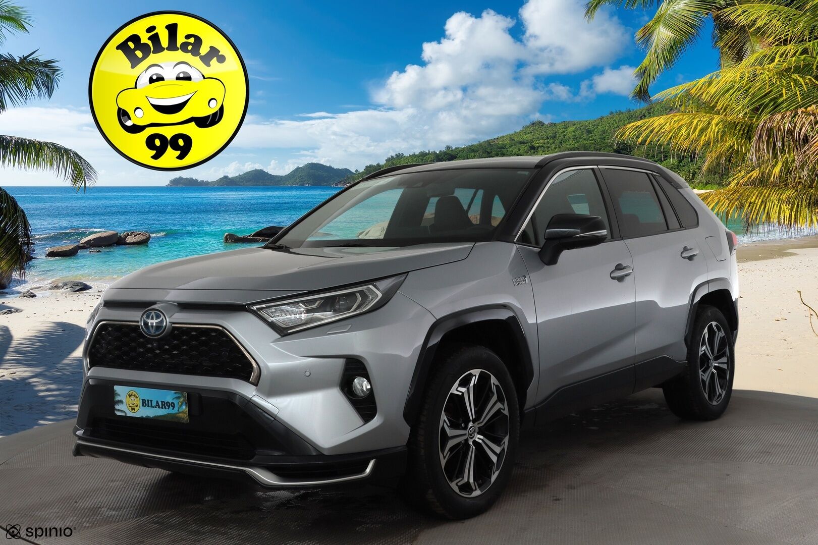 TOYOTA RAV4 PLUG-IN 2020 2.5 Hybrid AWD-i Premium * ACC / HUD / 360° / Muistipenkki / Ilmastoidut nahat / JBL / Koukku / LED / Navi / KeylessGo * - Kahdet renkaat aluvanteilla / Merkkihuollettu / Huippuvarusteet