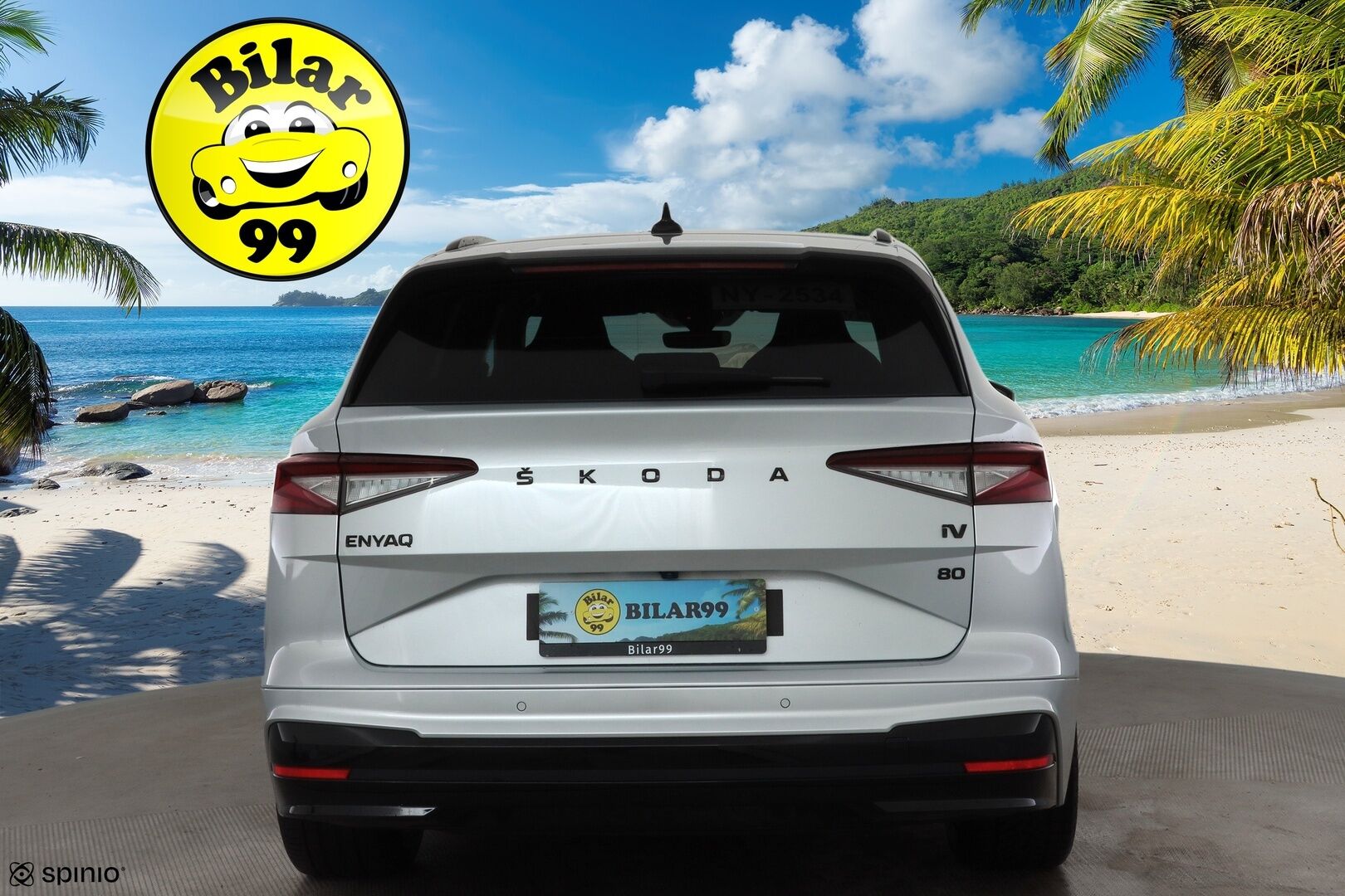 SKODA ENYAQ 2022 80 SportLine iV * ACC / ILP / Matrix-LED / Kamera / Muistipenkki / Navi / Kaistavahti / Keyless * - SoH 94.4% / Kahdet OEM vanteet / Merkkihuollot / Myydään juuri huollettuna!