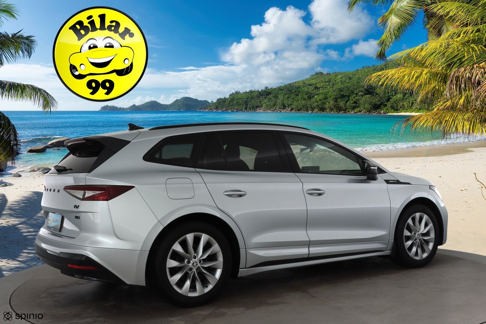 SKODA ENYAQ 2022 80 SportLine iV * ACC / ILP / Matrix-LED / Kamera / Muistipenkki / Navi / Kaistavahti / Keyless * - SoH 94.4% / Kahdet OEM vanteet / Merkkihuollot / Myydään juuri huollettuna!