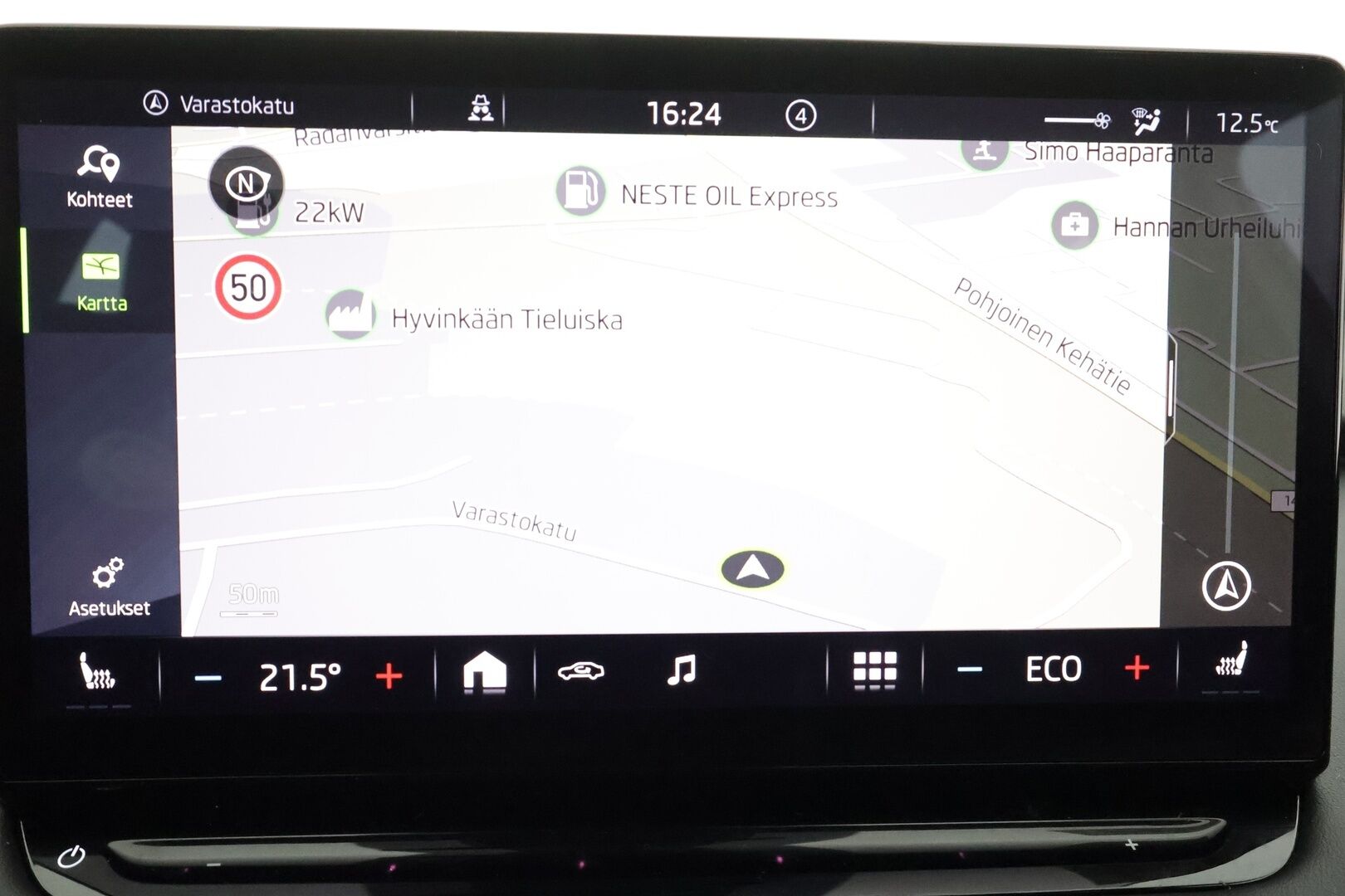 SKODA ENYAQ 2022 80 SportLine iV * ACC / ILP / Matrix-LED / Kamera / Muistipenkki / Navi / Kaistavahti / Keyless * - SoH 94.4% / Kahdet OEM vanteet / Merkkihuollot / Myydään juuri huollettuna!