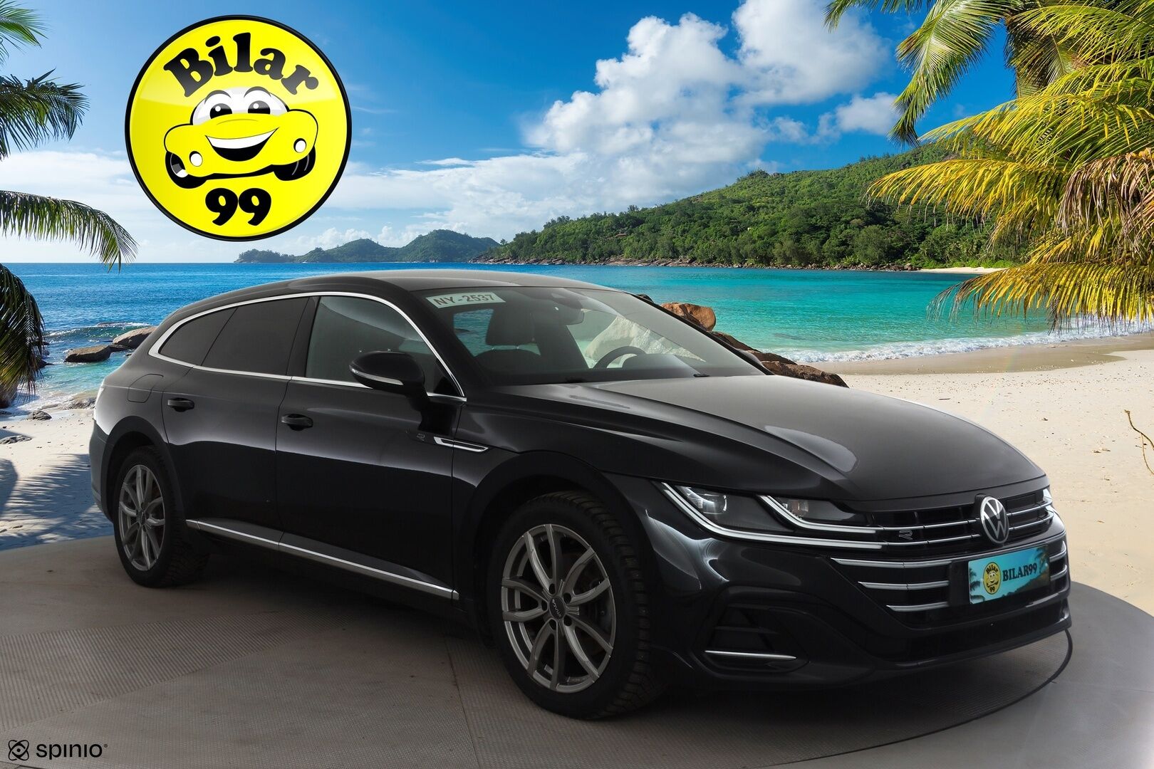 VOLKSWAGEN ARTEON 2022 Shooting Brake R-Line eHybrid 160 kW DSG *Webasto / ACC / P.kamera / LED / Navi / Koukku / KeylessGo* - Akku kuntotarkastettu / Kahdet renkaat aluvanteilla