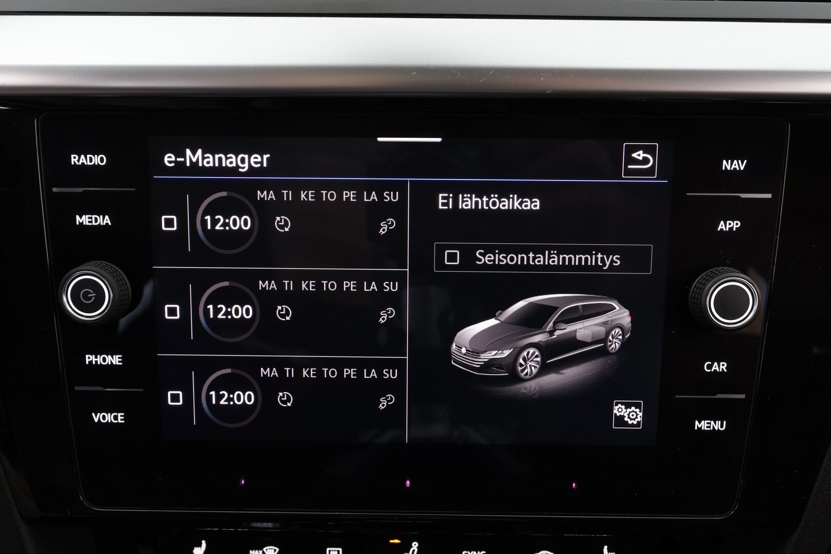 VOLKSWAGEN ARTEON 2022 Shooting Brake R-Line eHybrid 160 kW DSG *Webasto / ACC / P.kamera / LED / Navi / Koukku / KeylessGo* - Akku kuntotarkastettu / Kahdet renkaat aluvanteilla