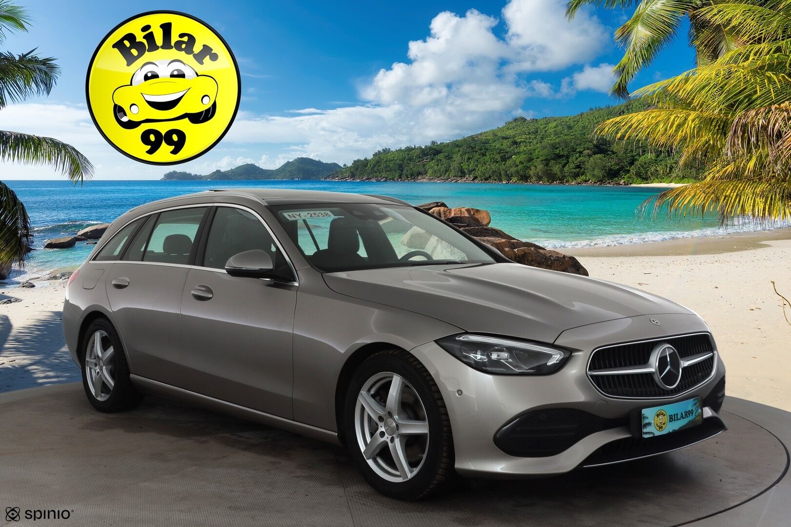 MERCEDES-BENZ C 2022 300d T Avantgarde * Panorama / Webasto / Distronic / LED-High Performance / P.kamera / Koukku / Navi / Kaistavahti * - Kahdet renkaat - HULLUT AVAJAISHULINAT KORKOTARJOUS 3,29 %