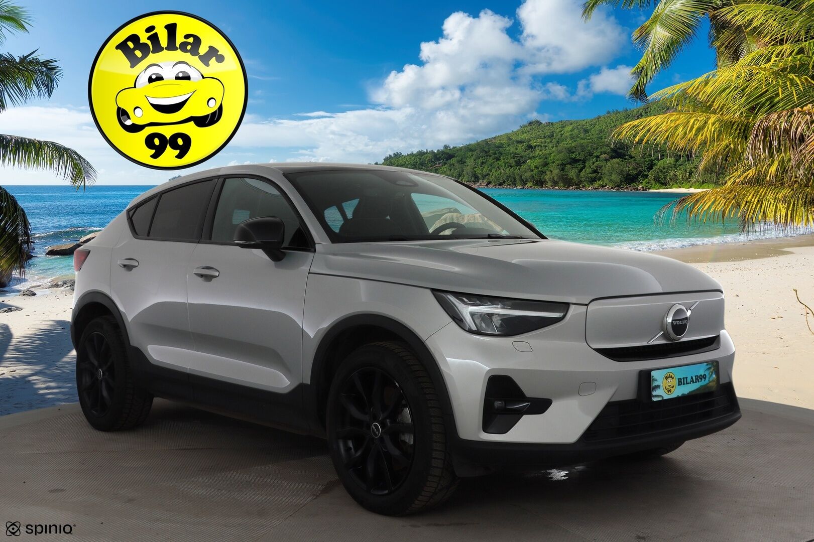 Volvo C40 2023 Recharge Single Motor Plus Edition * ACC / ILP / P.kamera / LED / Navi / Lasikatto / Muistipenkki / BLIS / Puolinahat * - Kahdet renkaat aluvanteilla / Merkkihuollettu - HULLUT JOULUT KORKOTARJOUS 2,49% 