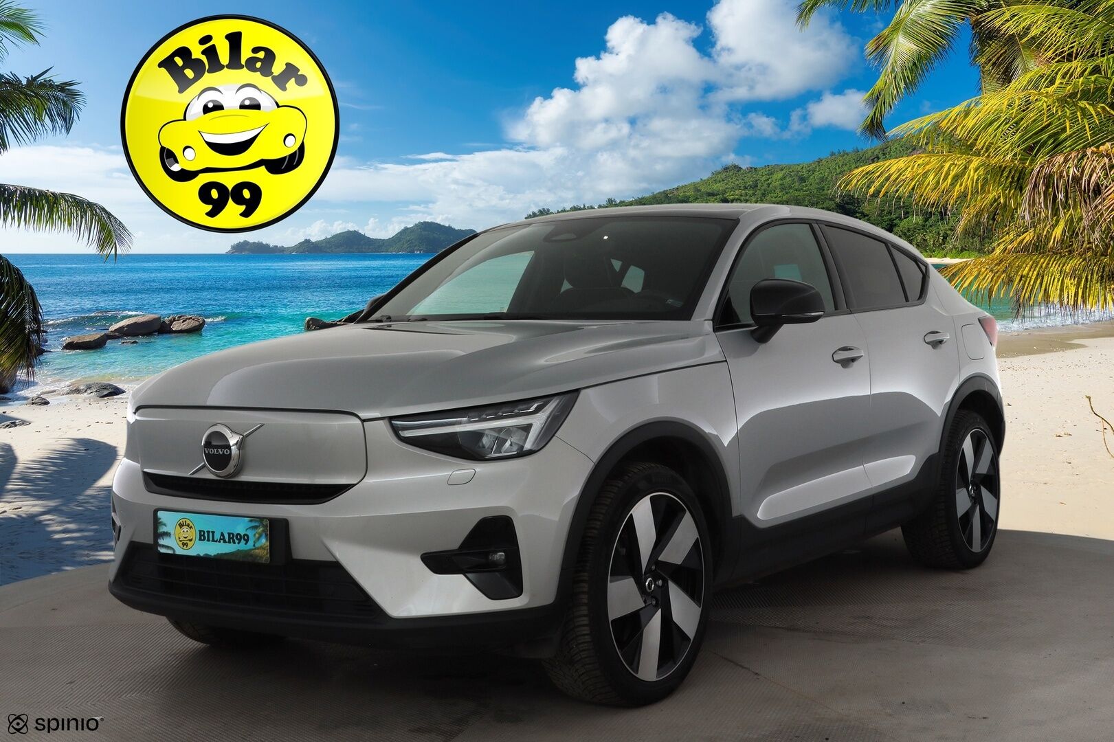 Volvo C40 2023 Recharge Single Motor Plus Edition * ACC / ILP / P.kamera / LED / Navi / Lasikatto / Muistipenkki / BLIS / Puolinahat * - Kahdet renkaat aluvanteilla / Merkkihuollettu - HULLUT JOULUT KORKOTARJOUS 2,49% 