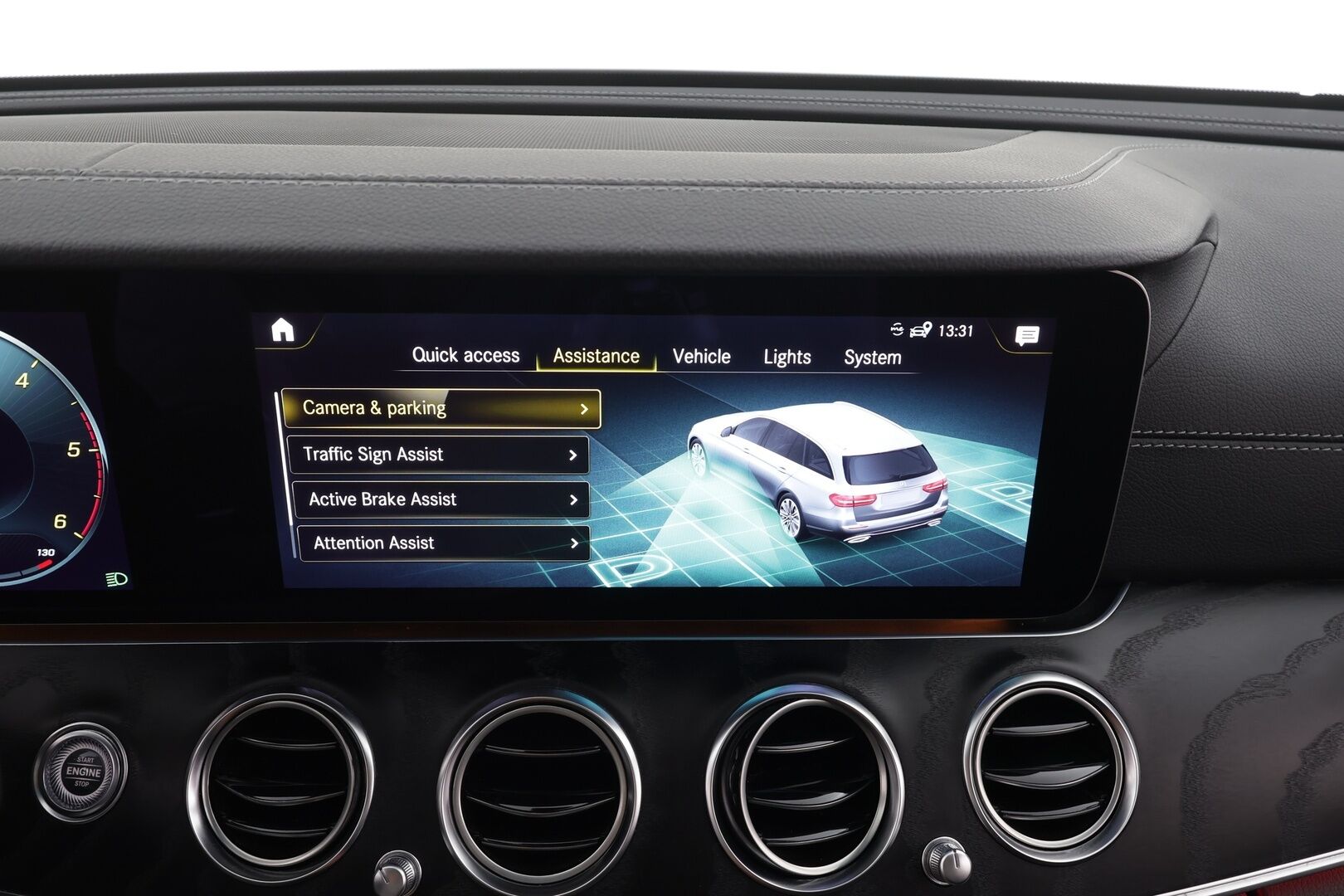 MERCEDES-BENZ E 2021 220 d 4MATIC T Business AMG * Webasto / 360° / Vakkari / Multibeam / Widescreen / Koukku / Puolinahat * - Kahdet renkaat aluvanteilla 