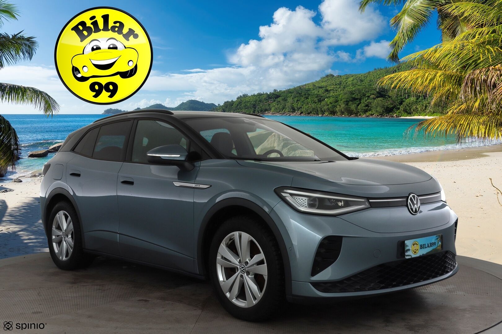 VOLKSWAGEN ID.4 2022 GTX Dual Motor AWD * Koukku / ILP / ACC / Matrix-LED / P.Kamera / Navi / Kaistavahti / Keyless * - Akku kuntotarkastettu 94.4%! / Kahdet renkaat