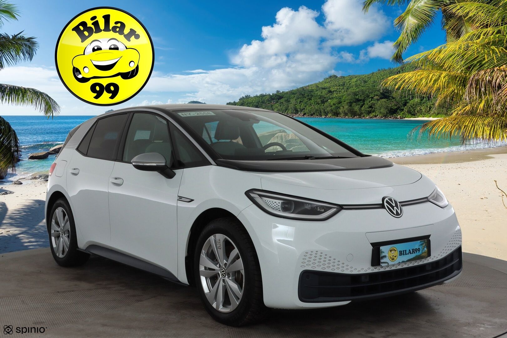 VOLKSWAGEN ID.3 2020 1st MAX Pro Performance 150 kW * ILP / HUD / ACC / Lasikatto / IQ-Light / P.Kamera / Kaistavahti / Navi / Keyless * - Kahdet renkaat / Koti & kauppalaturi - HULLUT JOULUT KORKOTARJOUS 2,49% 