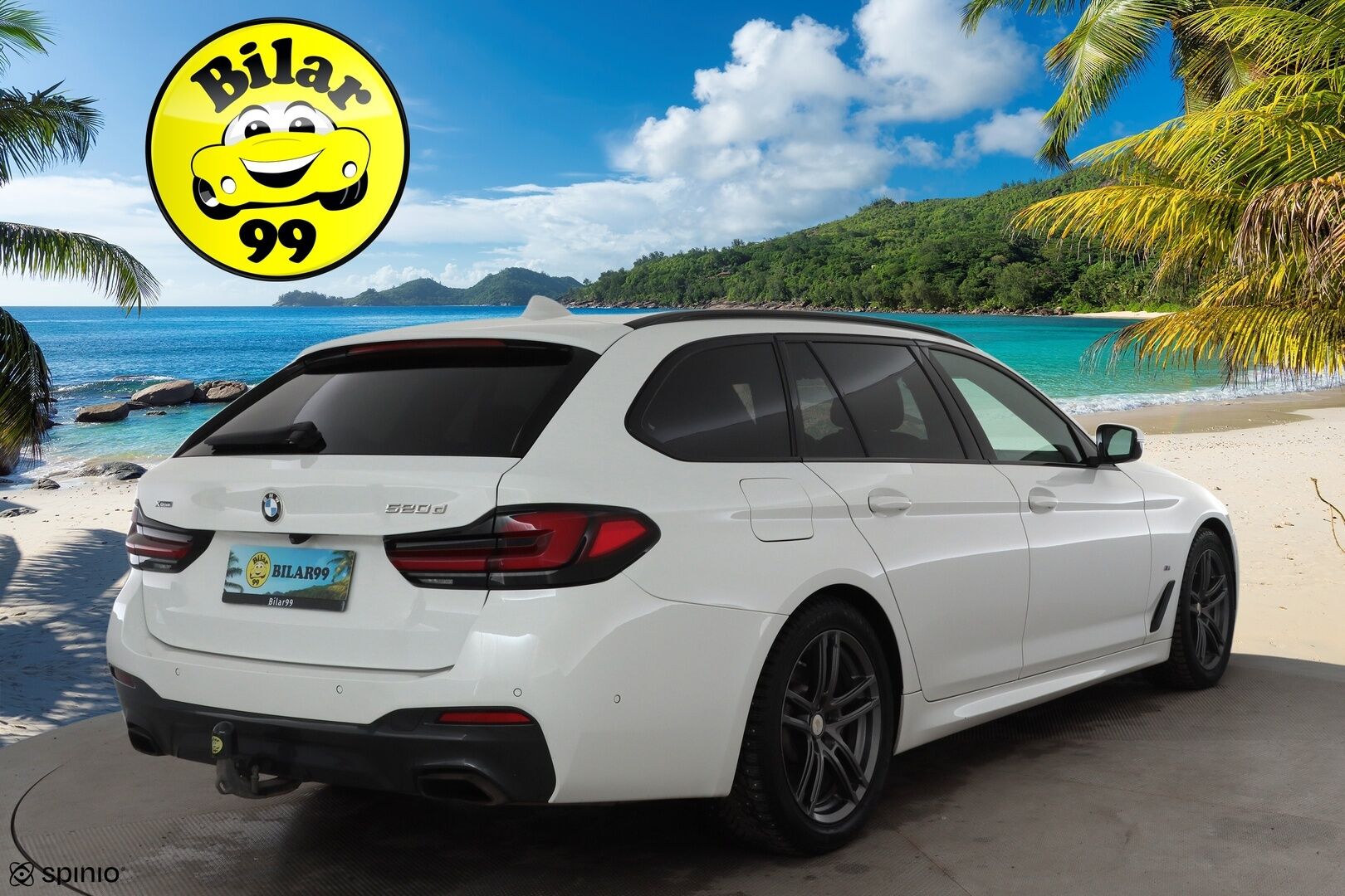 BMW 520 2021 G31 xDrive M Sport *  ACC / Webasto / P.kamera / koukku / LED / Navi / Keyless * - Kahdet renkaat - HULLUT JOULUT KORKOTARJOUS 2,49% 