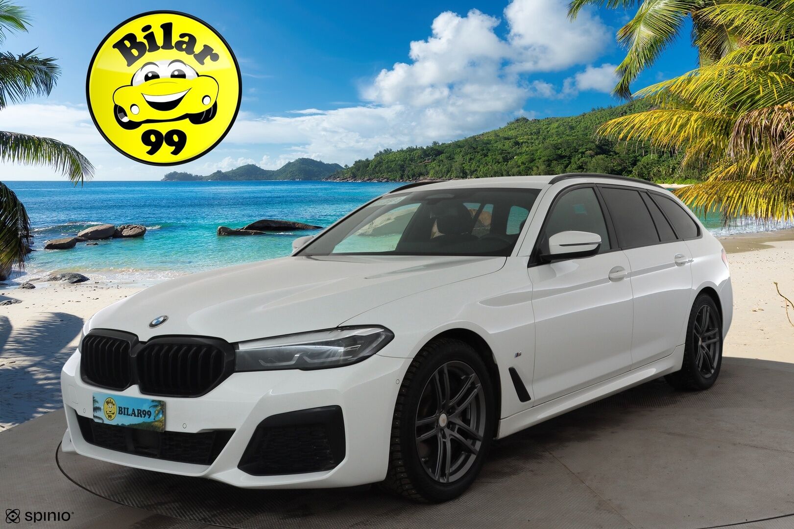 BMW 520 2021 G31 xDrive M Sport *  ACC / Webasto / P.kamera / koukku / LED / Navi / Keyless * - Kahdet renkaat - HULLUT JOULUT KORKOTARJOUS 2,49% 