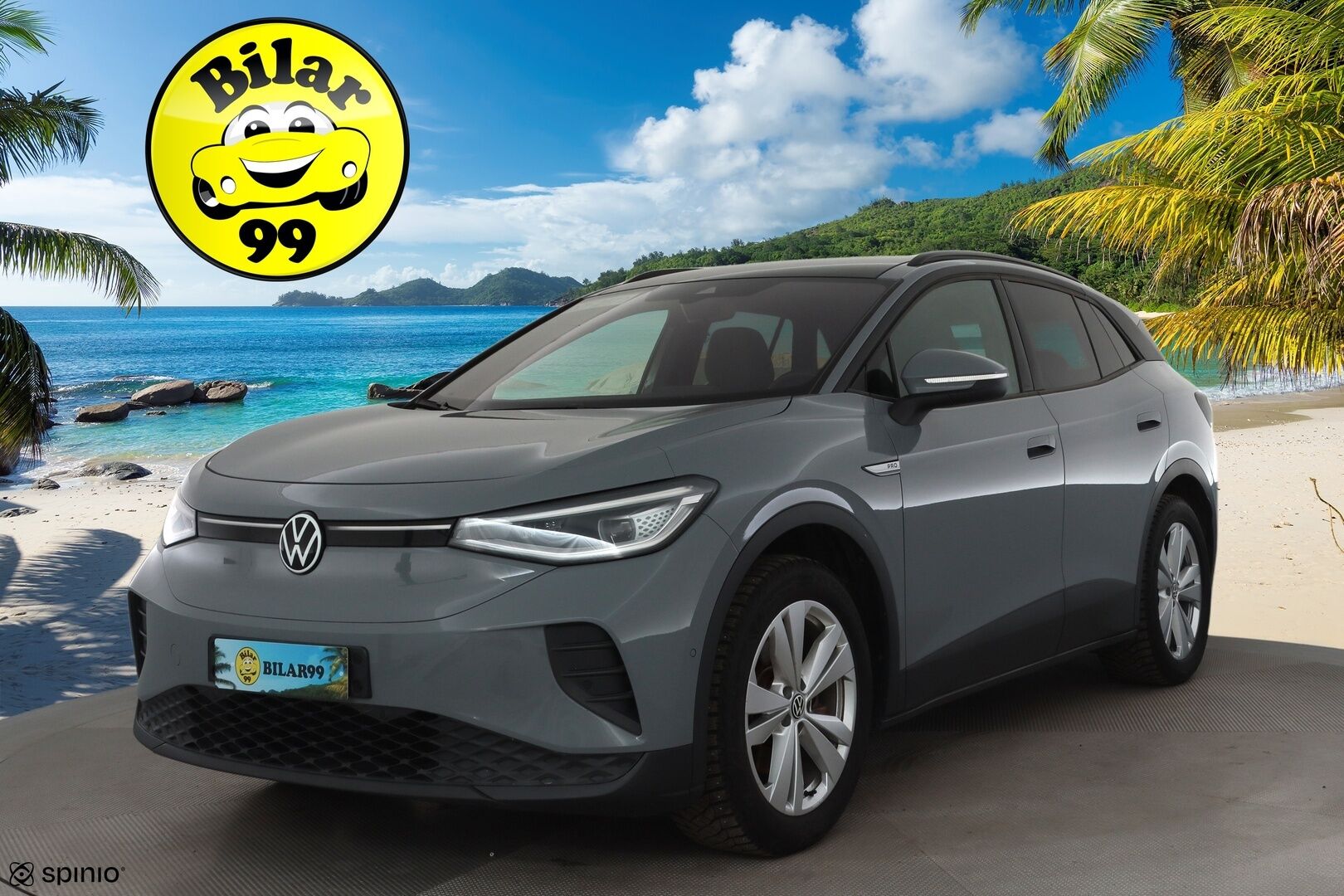 VOLKSWAGEN ID.4 2022 150kW 82kWh Pro Performance * ILP / Lasikatto / IQ-Light / P.kamera / Acc / Kaistavahti / Keyless / Navi * - Akku kuntotarkastettu / Merkkihuollettu / 2X vanteet 