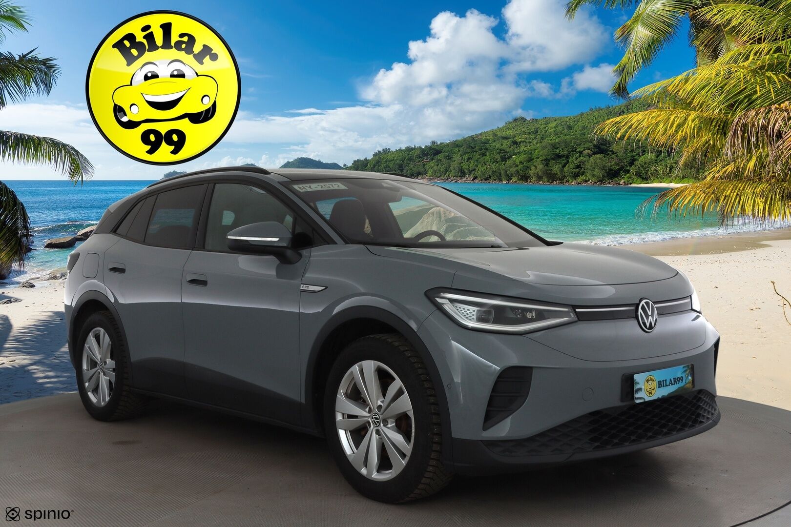 VOLKSWAGEN ID.4 2022 150kW 82kWh Pro Performance * ILP / Lasikatto / IQ-Light / P.kamera / Acc / Kaistavahti / Keyless / Navi * - Akku kuntotarkastettu / Merkkihuollettu / 2X vanteet 