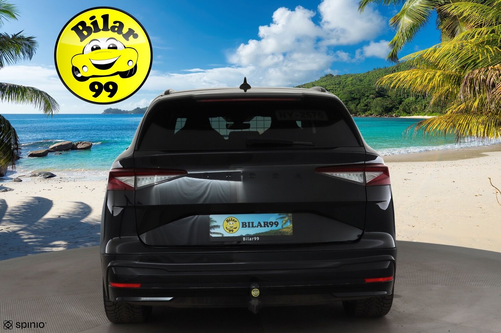 SKODA ENYAQ 2022 IV80 Sportline 82kWh * HUD / Matrix-Led / Lämpöpumppu / Muistipenkit /  P.Kamera / ACC / Navi / Keyless * - Merkkihuollettu / Kahdet Renkaat