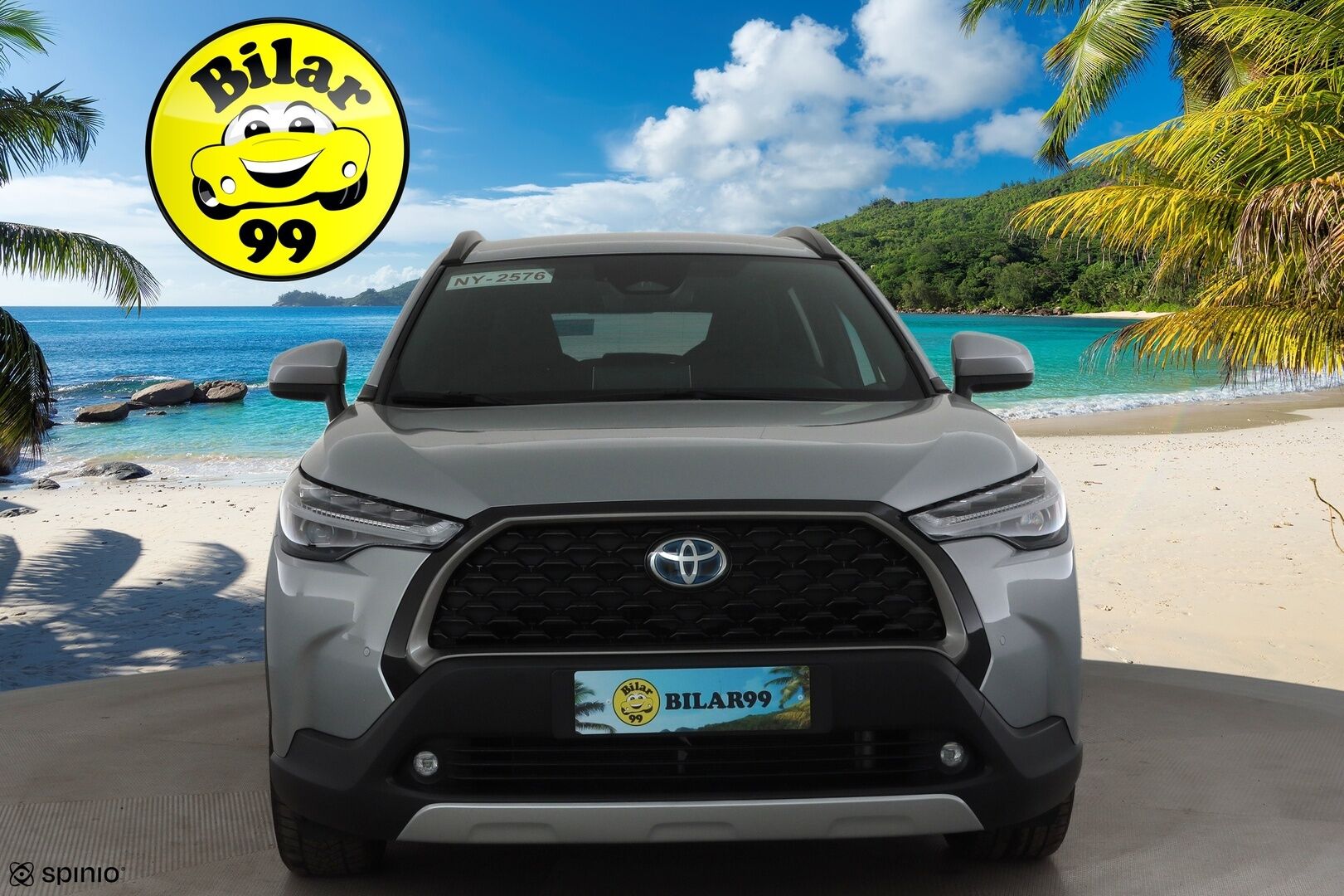 TOYOTA COROLLA CROSS 2024 2.0 Hybrid AWD-i Launch Edition * ACC / LED / P.kamera / Navi / Kaistavahti / Digimittaristo / Keyless * - Kahdet renkaat aluvanteilla 