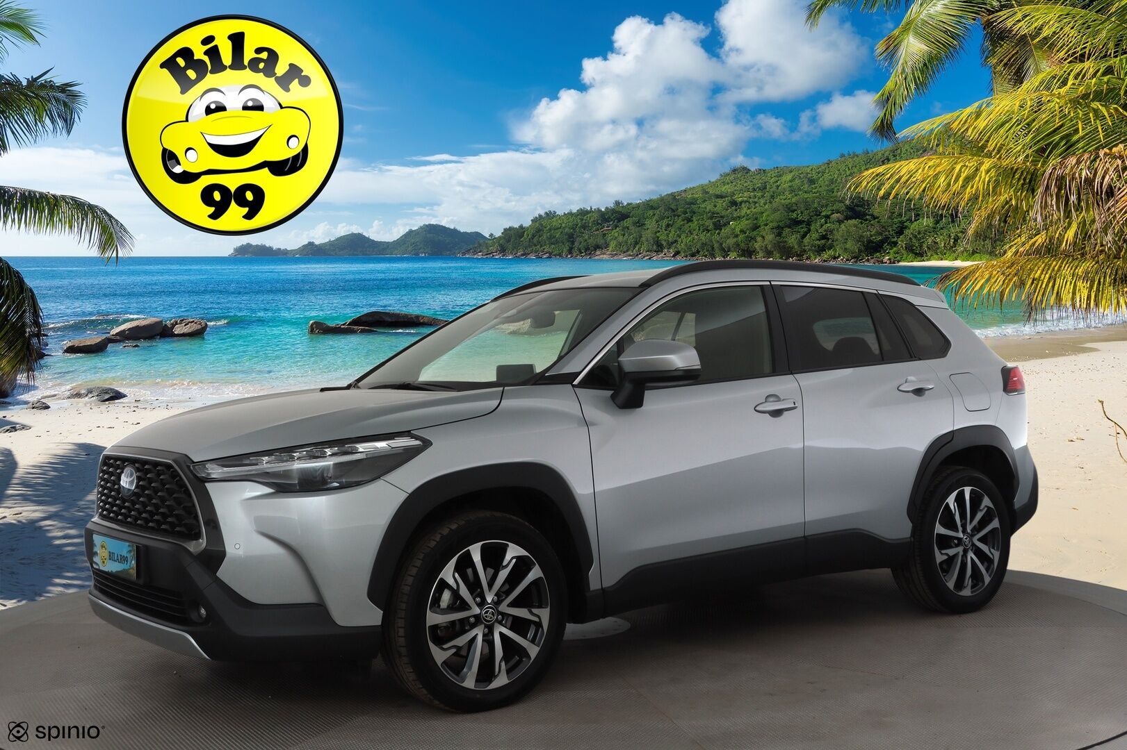 TOYOTA COROLLA CROSS 2024 2.0 Hybrid AWD-i Launch Edition * ACC / LED / P.kamera / Navi / Kaistavahti / Digimittaristo / Keyless * - Kahdet renkaat aluvanteilla 