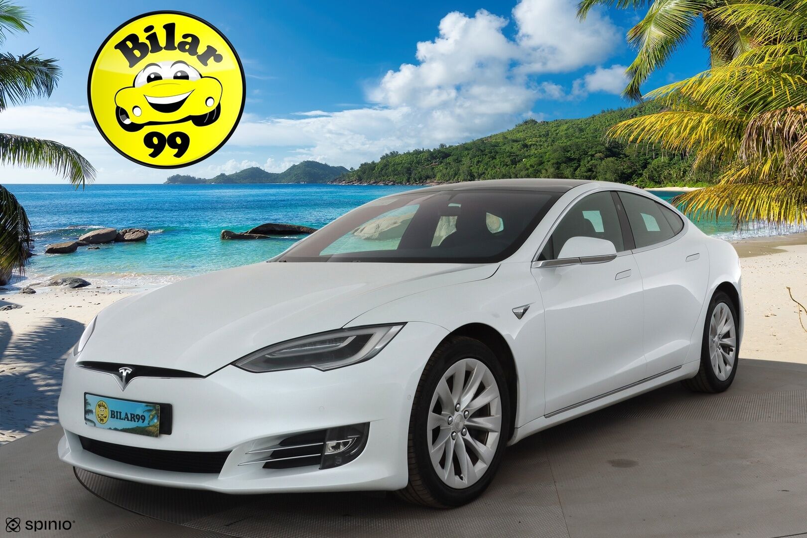 TESLA MODEL S 2019 Standard Range AWD * Lasikatto / ACC / LED / P.kamera / Muistipenkki / Premium Audio / Navi / Kaistavahti * - Ilma-alusta / Kattavat varusteet! - HULLUT AVAJAISHULINAT KORKOTARJOUS 3,29 %