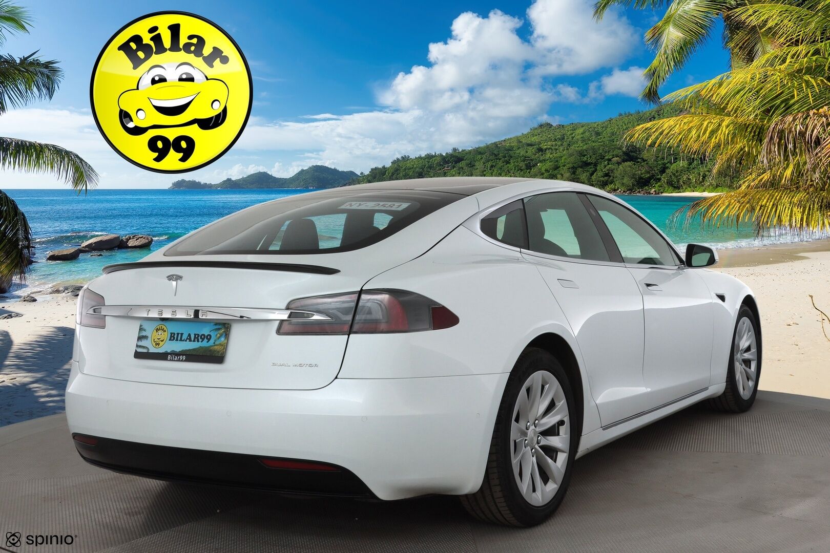 TESLA MODEL S 2019 Standard Range AWD * Lasikatto / ACC / LED / P.kamera / Muistipenkki / Premium Audio / Navi / Kaistavahti * - Ilma-alusta 