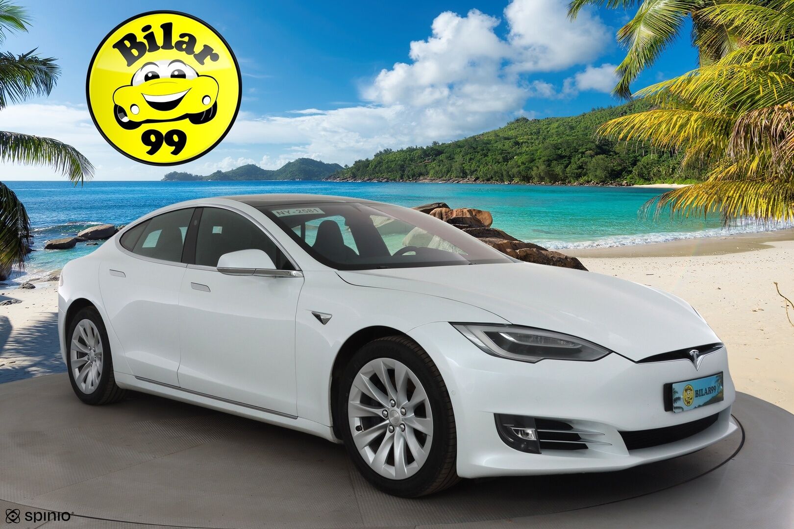 TESLA MODEL S 2019 Standard Range AWD * Lasikatto / ACC / LED / P.kamera / Muistipenkki / Premium Audio / Navi / Kaistavahti * - Ilma-alusta / Kattavat varusteet! - HULLUT AVAJAISHULINAT KORKOTARJOUS 3,29 %