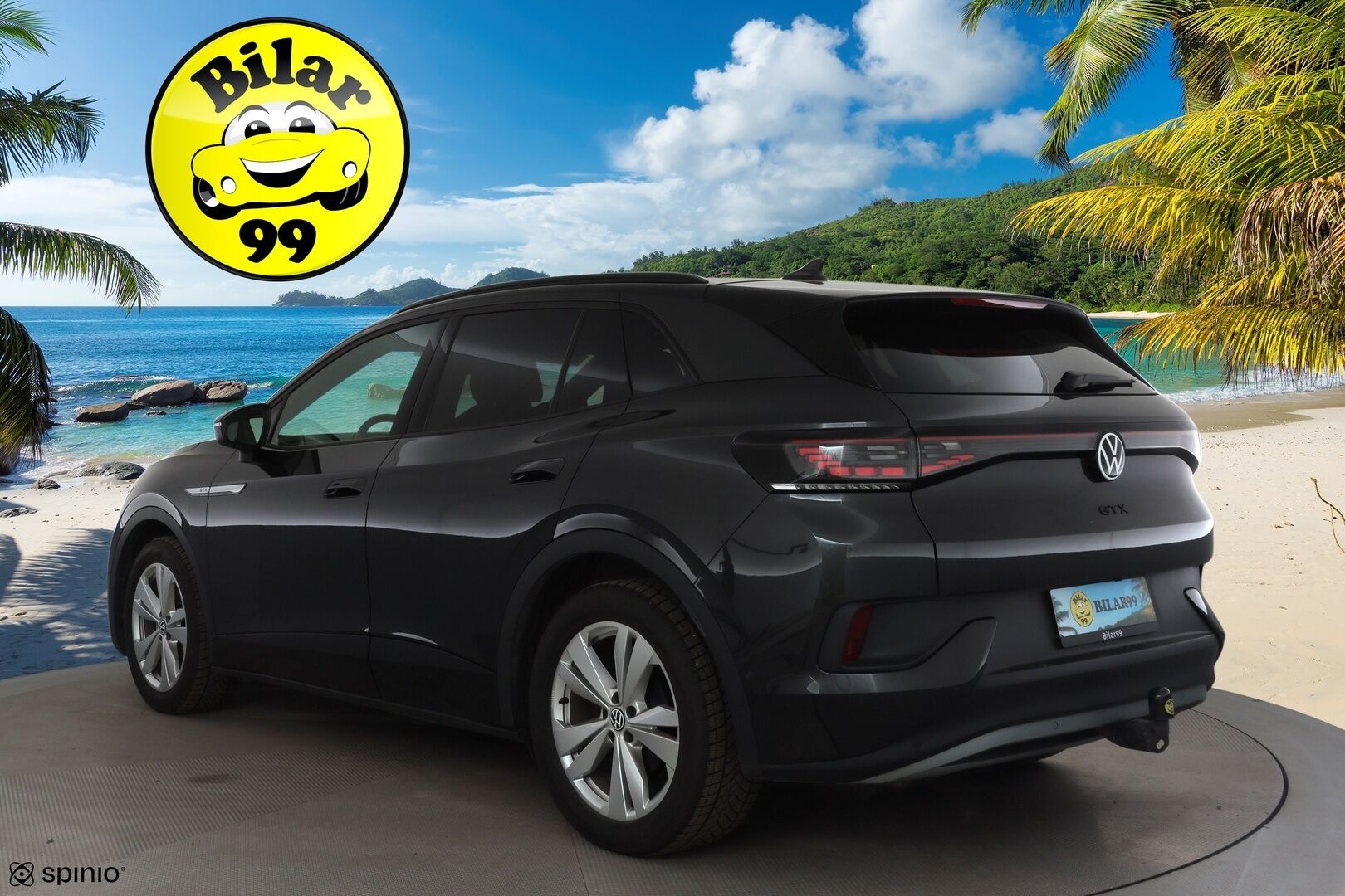 VOLKSWAGEN ID.4 2022 GTX Dual Motor 220kW * IQ Light / ILP / ACC / Kaistavahti / Keyless / Navi / Vetokoukku * - Merkkihuollettu / Kahdet Renkaat / Upea yksilö - HULLUT AVAJAISHULINAT KORKOTARJOUS 3,29 %