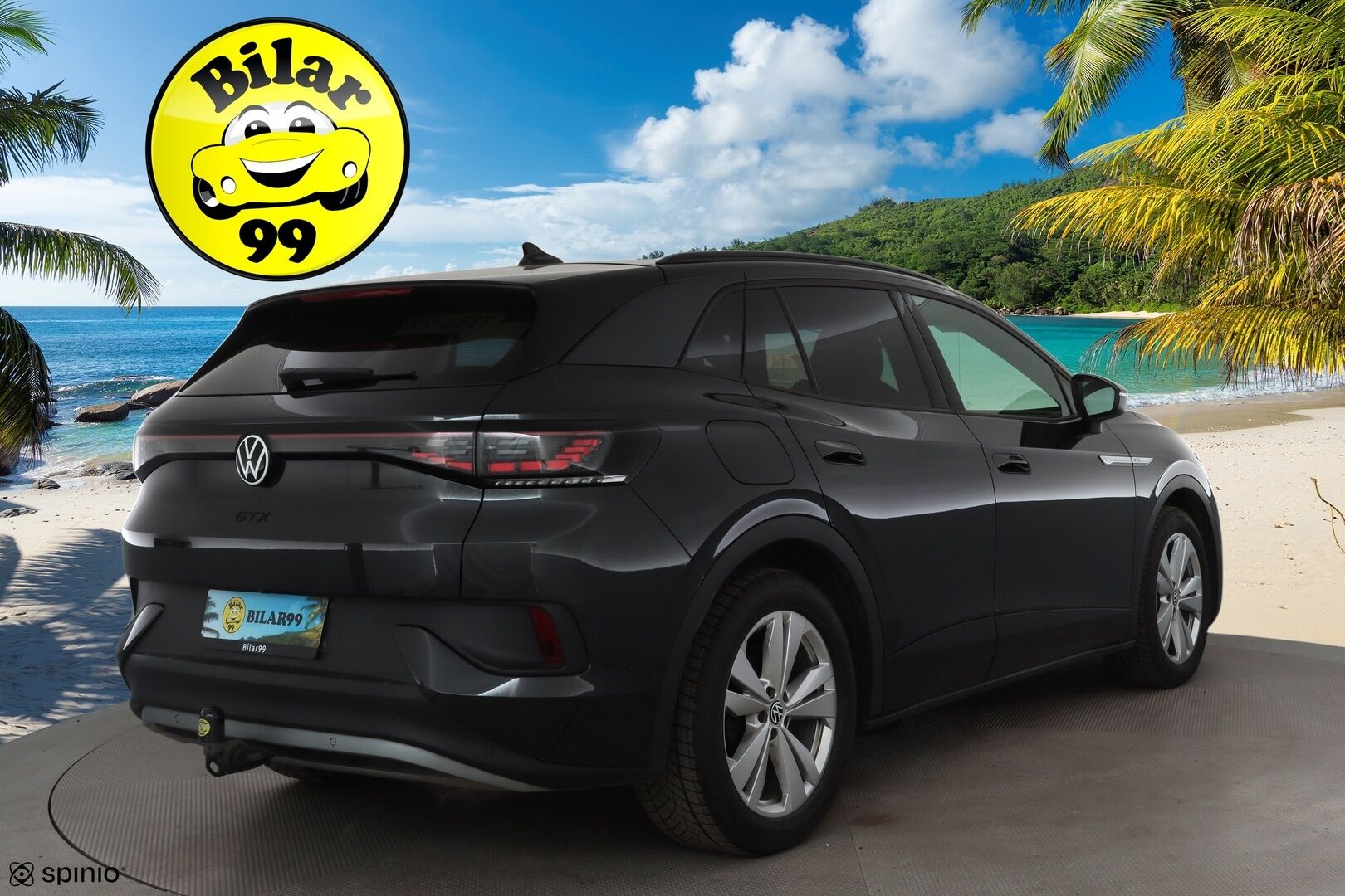 VOLKSWAGEN ID.4 2022 220kW 82kWh GTX * IQ LIght / ILP / ACC / Kaistavahti / Keyless / Navi * - Merkkihuollettu / Kahdet Renkaat