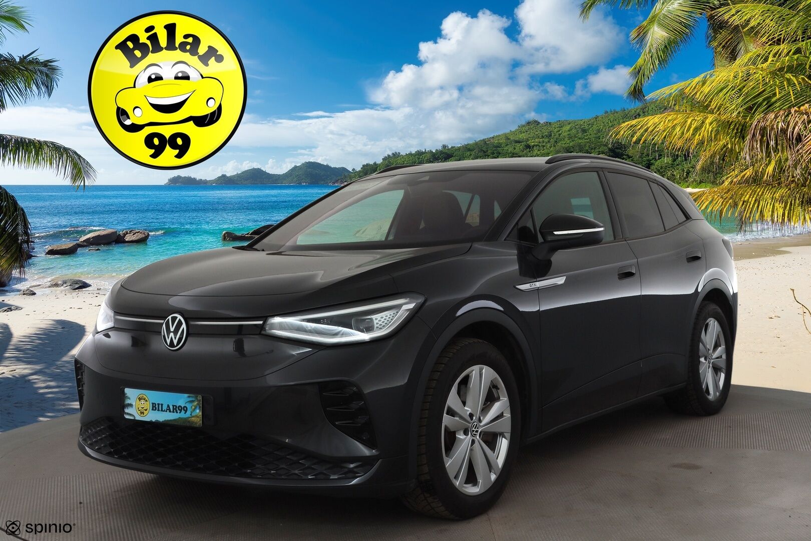 VOLKSWAGEN ID.4 2022 220kW 82kWh GTX * IQ LIght / ILP / ACC / Kaistavahti / Keyless / Navi * - Merkkihuollettu / Kahdet Renkaat