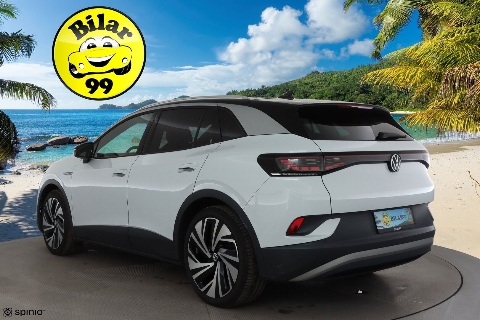 VOLKSWAGEN ID.4 2021 150 kW 1st MAX  * ILP / HUD / IQ Light / ACC / 360 Kamera / Koukku / Lasikatto * - Akku kuntotarkastettu / Merkkihuollettu / Koti & Kauppalaturi