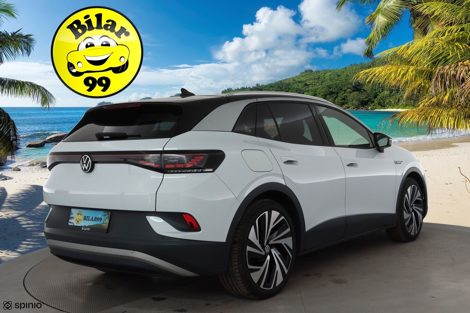 VOLKSWAGEN ID.4 2021 150 kW 1st MAX  * ILP / HUD / IQ Light / ACC / 360 Kamera / Koukku / Lasikatto * - Akku kuntotarkastettu / Merkkihuollettu / Koti & Kauppalaturi