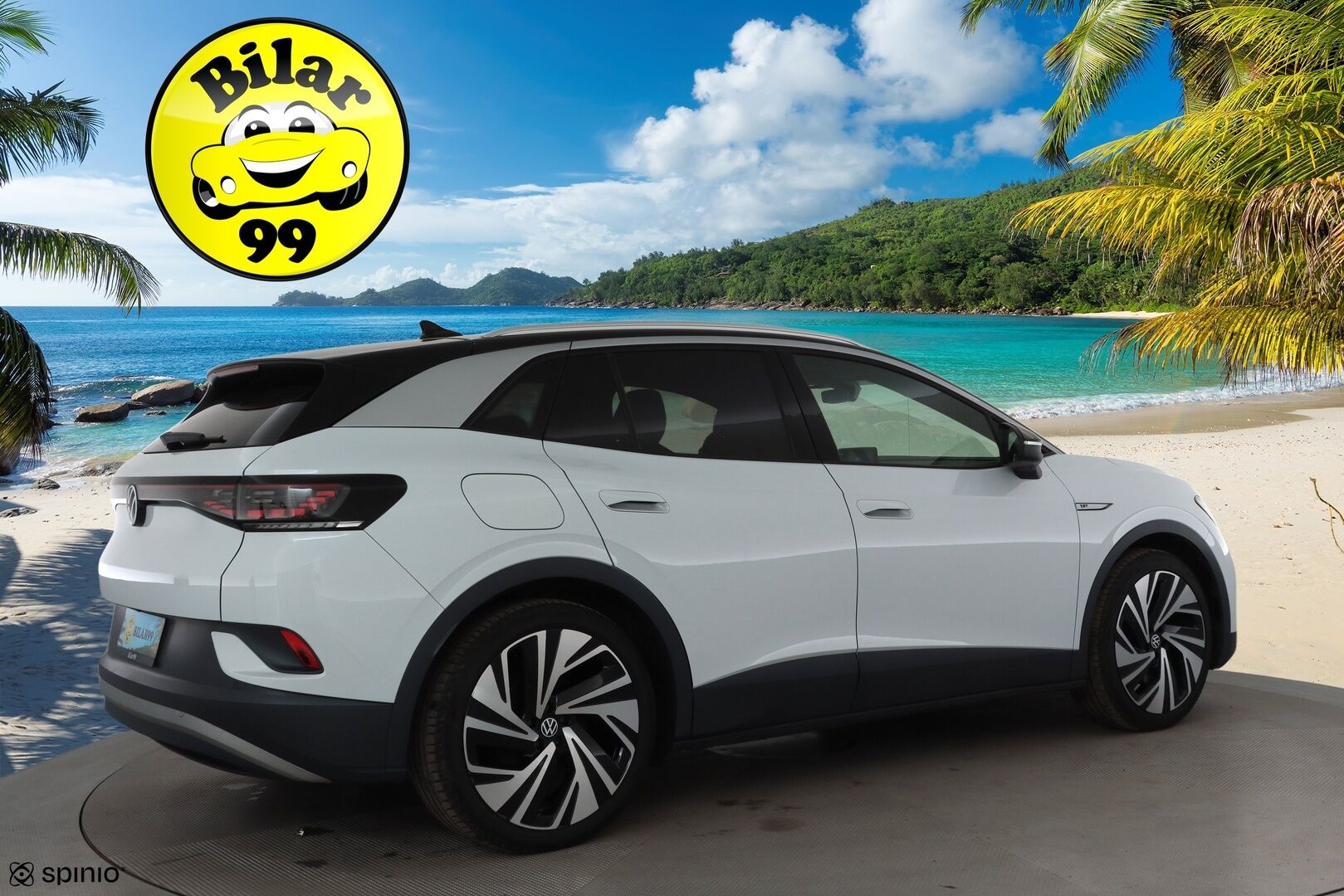 VOLKSWAGEN ID.4 2021 150 kW 1st MAX  * ILP / HUD / IQ Light / ACC / 360 Kamera / Koukku / Lasikatto * - Akku kuntotarkastettu / Merkkihuollettu / Koti & Kauppalaturi